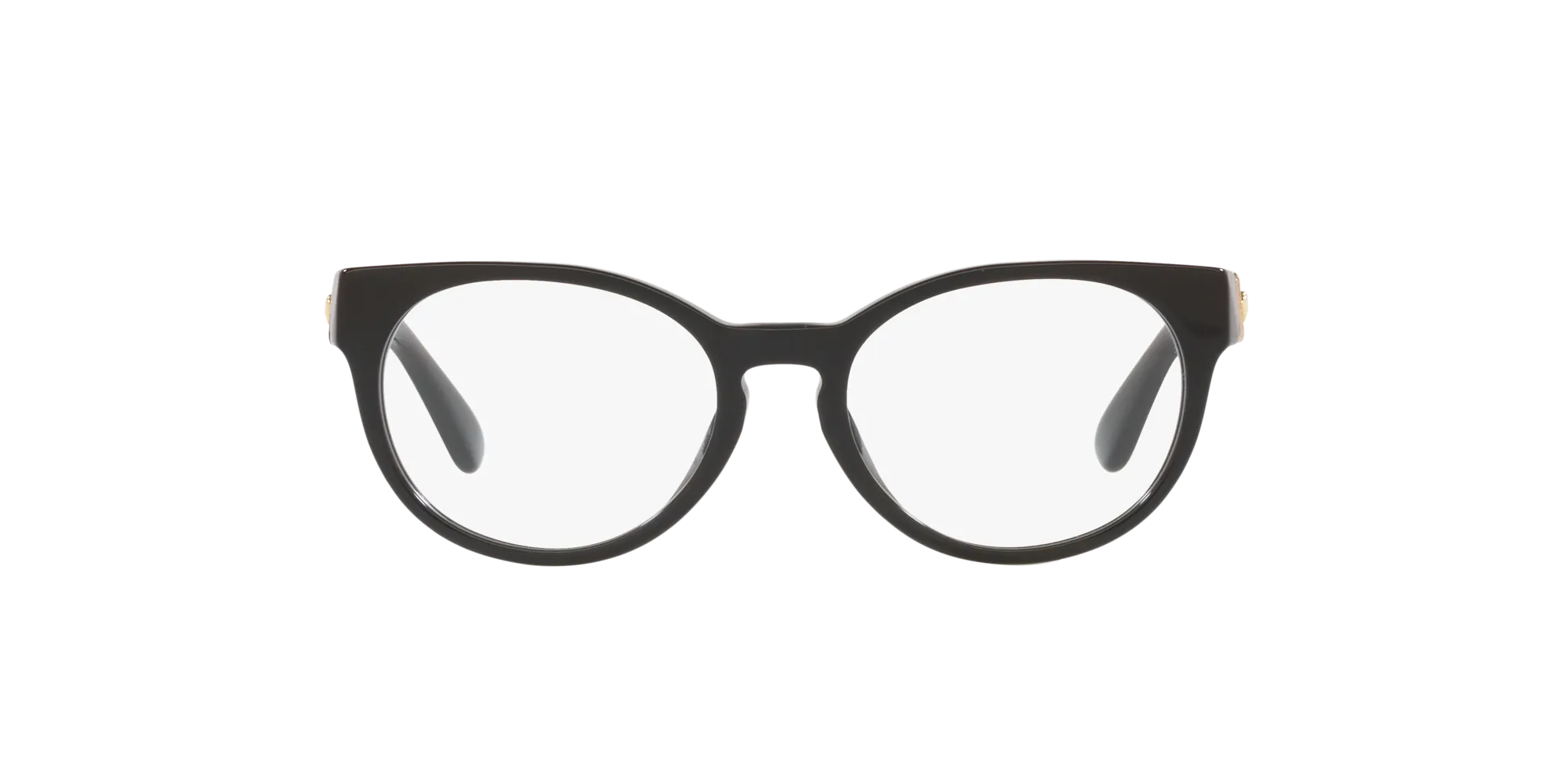 Versace VK3323U GB1 Montature da vista bambino Acetato Nero Trasparente Rotonda Normale - immagine 2