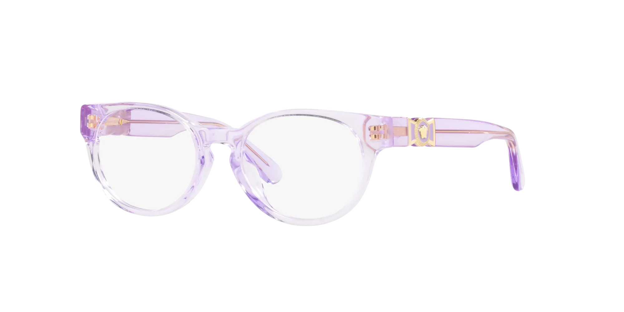 Versace VK3323U 5372 Montature da vista Acetato Rosa Rotonda Normale - immagine 3