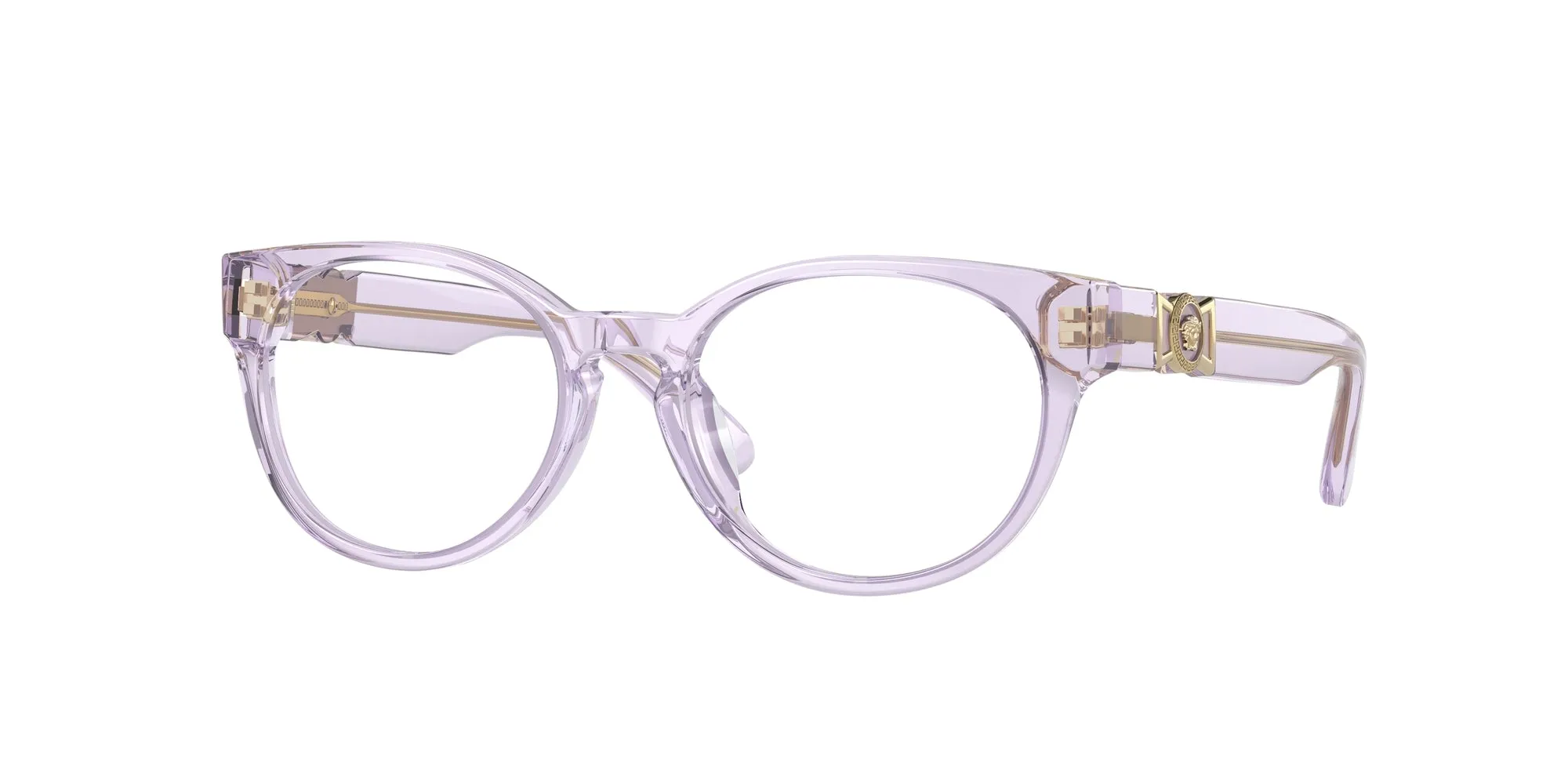 Versace VK3323U 5372 Montature da vista Acetato Rosa Rotonda Normale - immagine 1