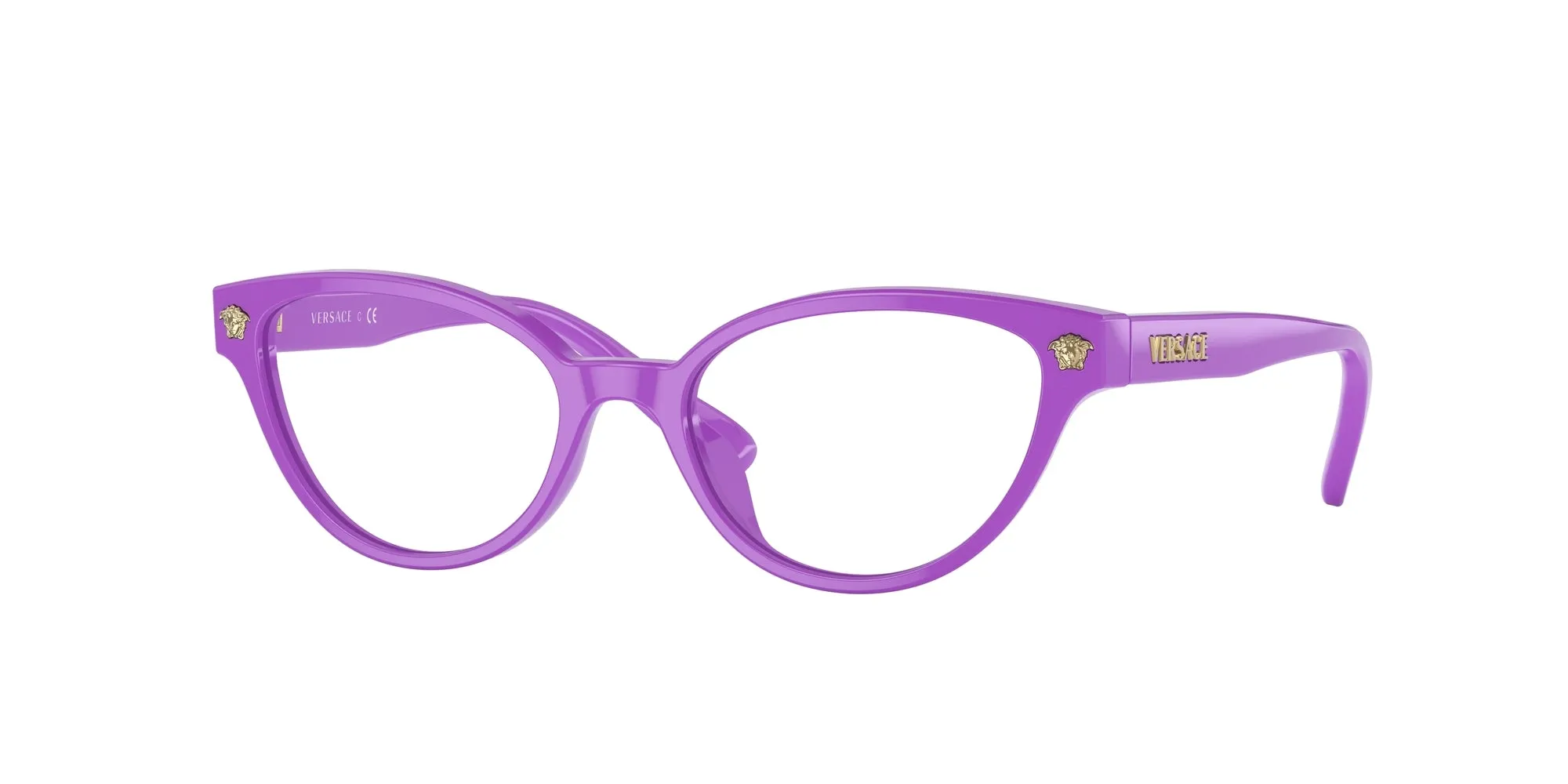 Versace VK3322U 5377 Montature da vista bambino Acetato Viola Cat Eye Normale - immagine 1