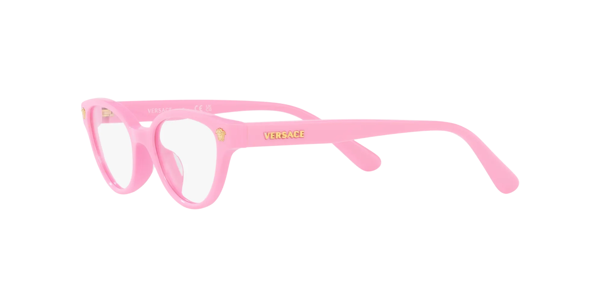 Versace VK3322U 5376 Montature da vista bambino Acetato Rosa Cat Eye Normale - immagine 4