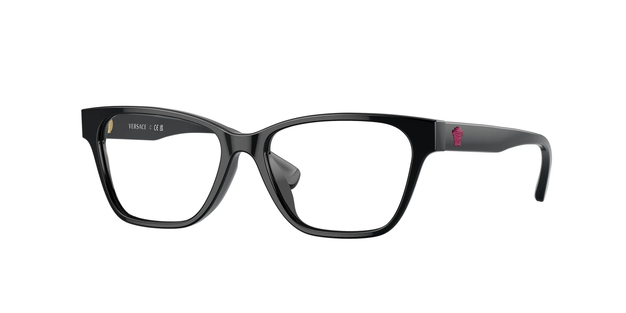 Versace VK3003U GB1 Montature da vista Acetato Nero Squadrata Normale - immagine 1