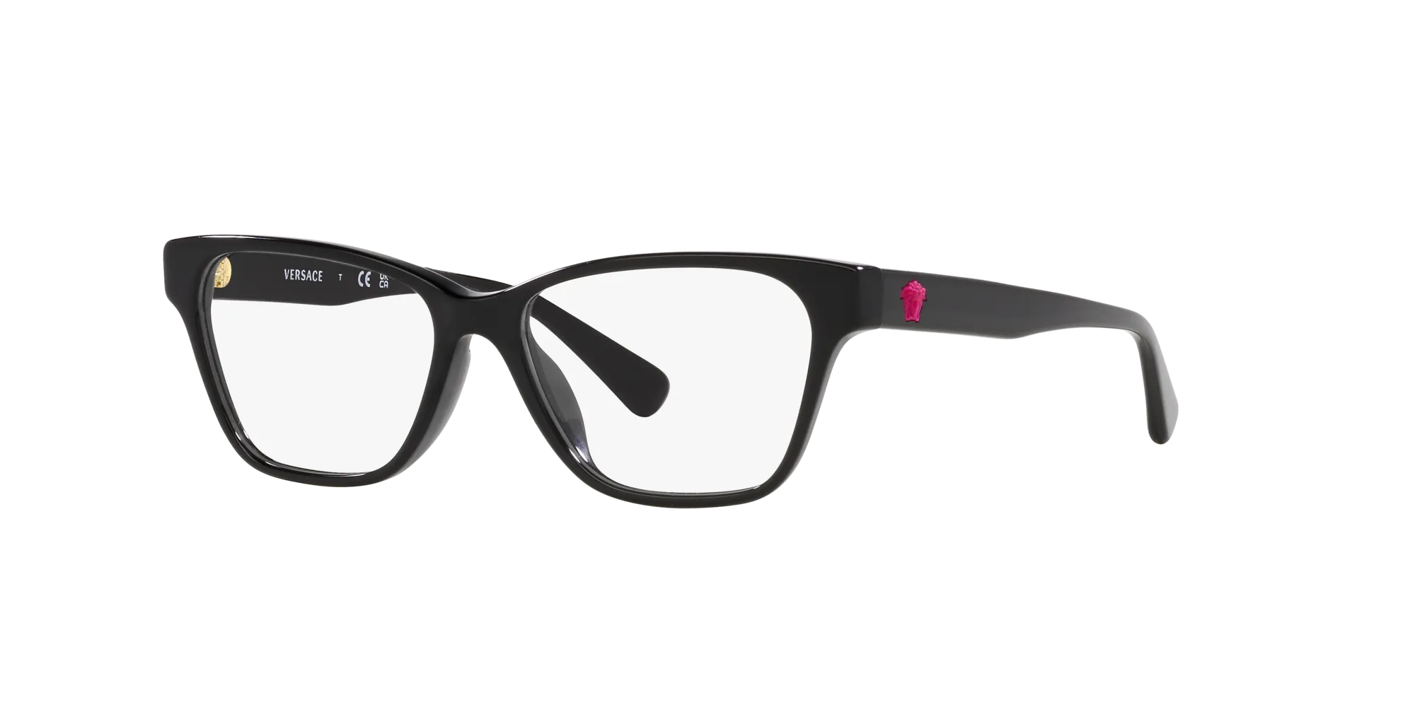 Versace VK3003U GB1 Montature da vista Acetato Nero Squadrata Normale - immagine 3
