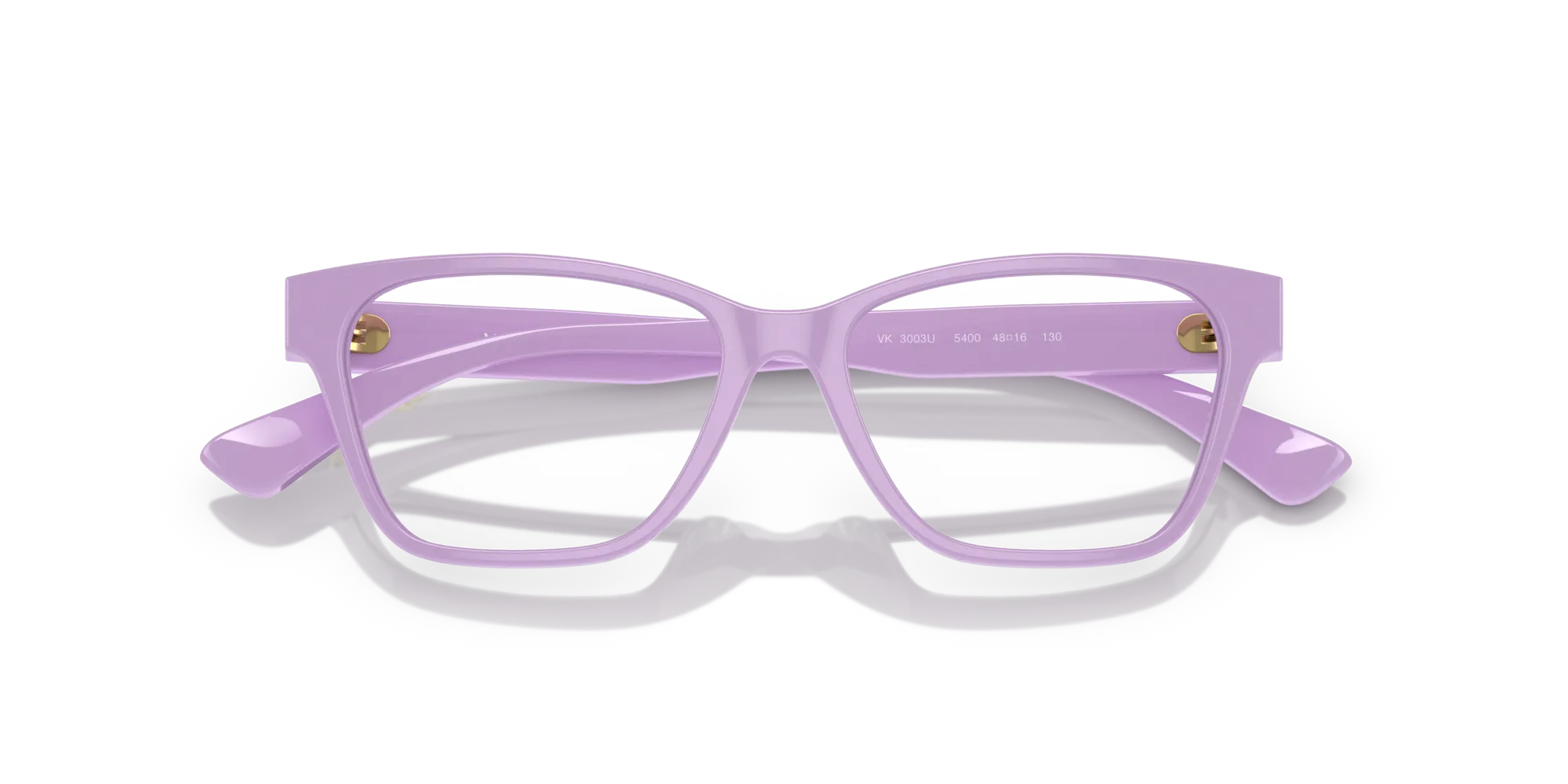 Versace VK3003U 5400 Montature da vista bambino Acetato Viola Trasparente Squadrata Normale - immagine 2