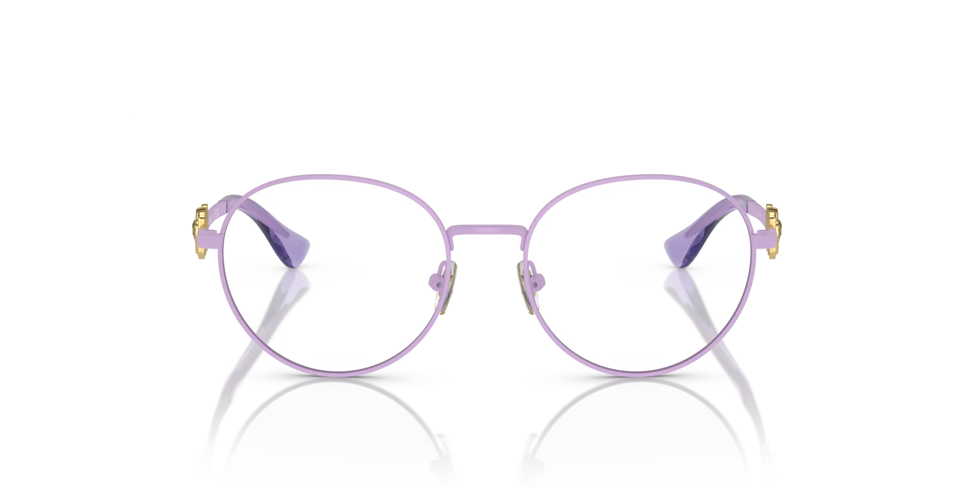 Versace VK1002 1497 Montature da vista Metallo Viola Trasparente Pantos Normale - immagine 3