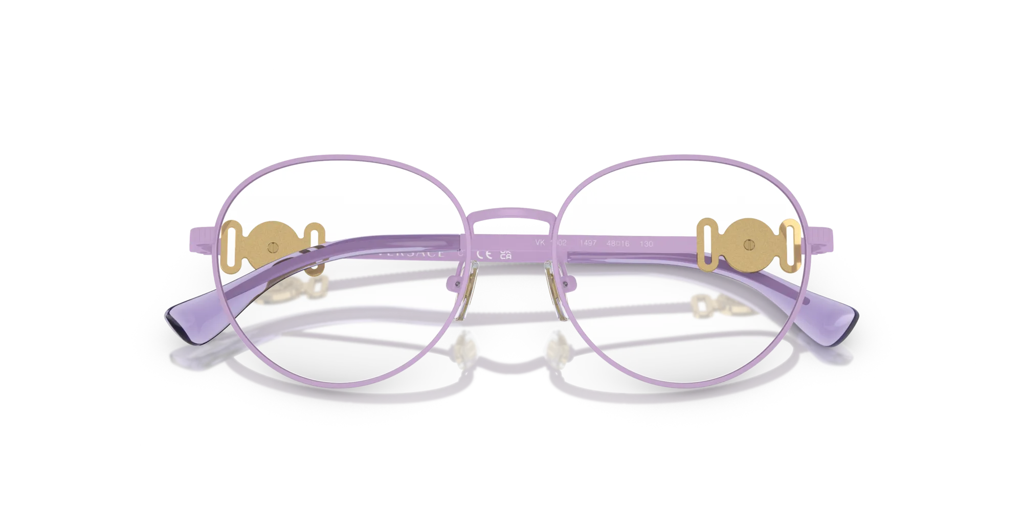 Versace VK1002 1497 Montature da vista Metallo Viola Pantos Normale - immagine 2
