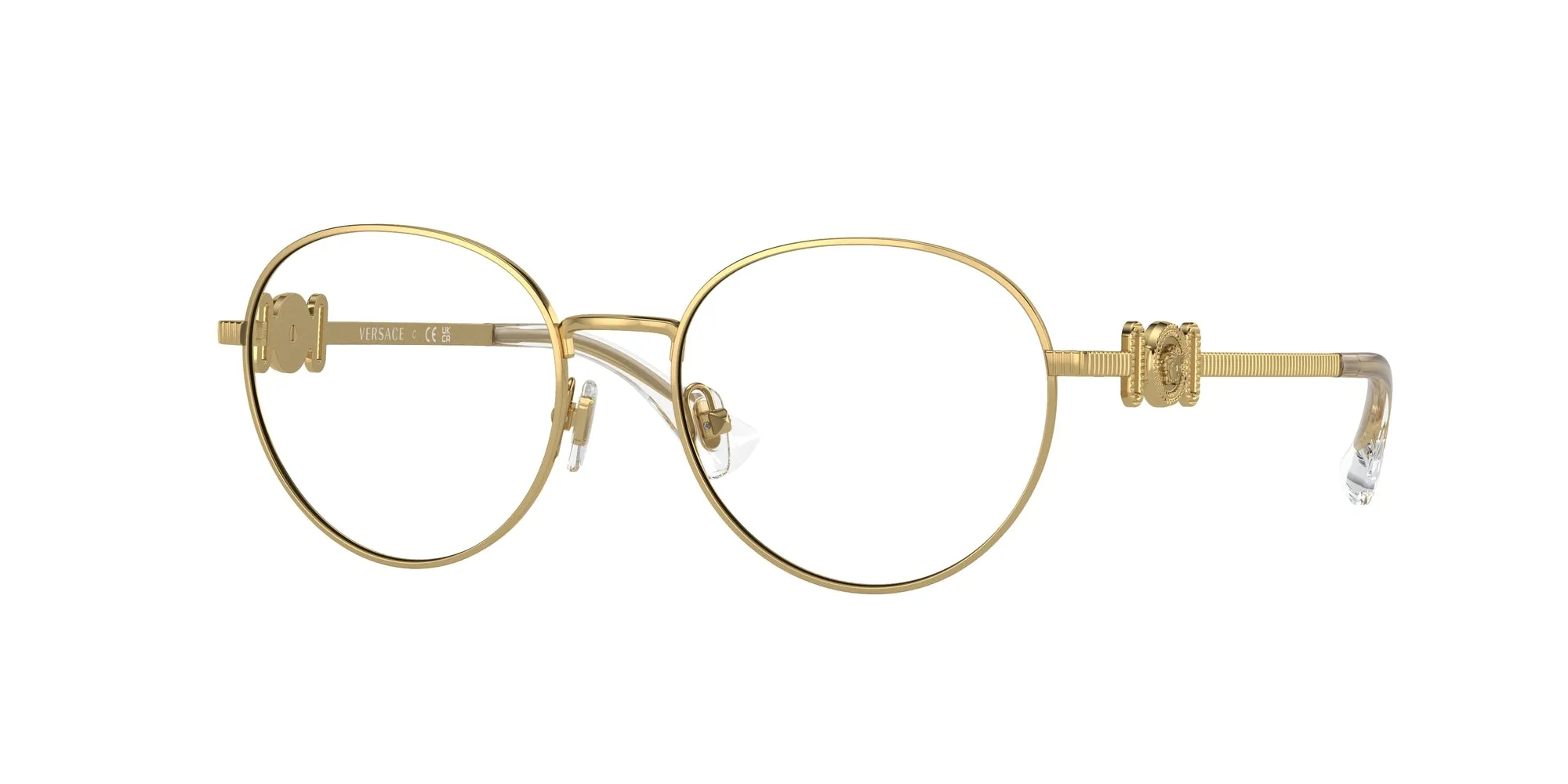 Versace VK1002 1002 Montature da vista Metallo Oro Pantos Normale - immagine 1
