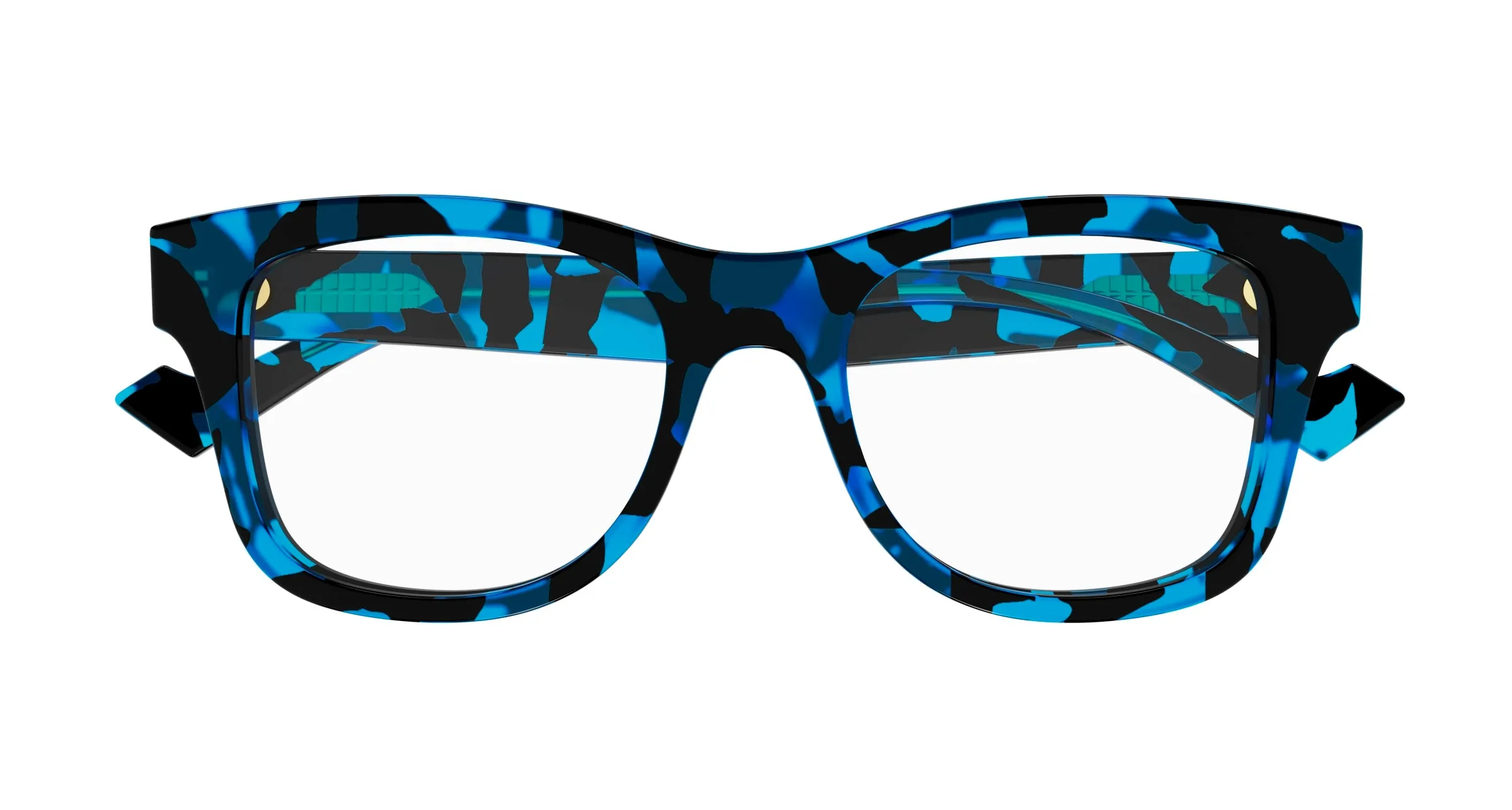 Gucci GG1332O 006 Montature da vista Acetato Blu Squadrata - immagine 2