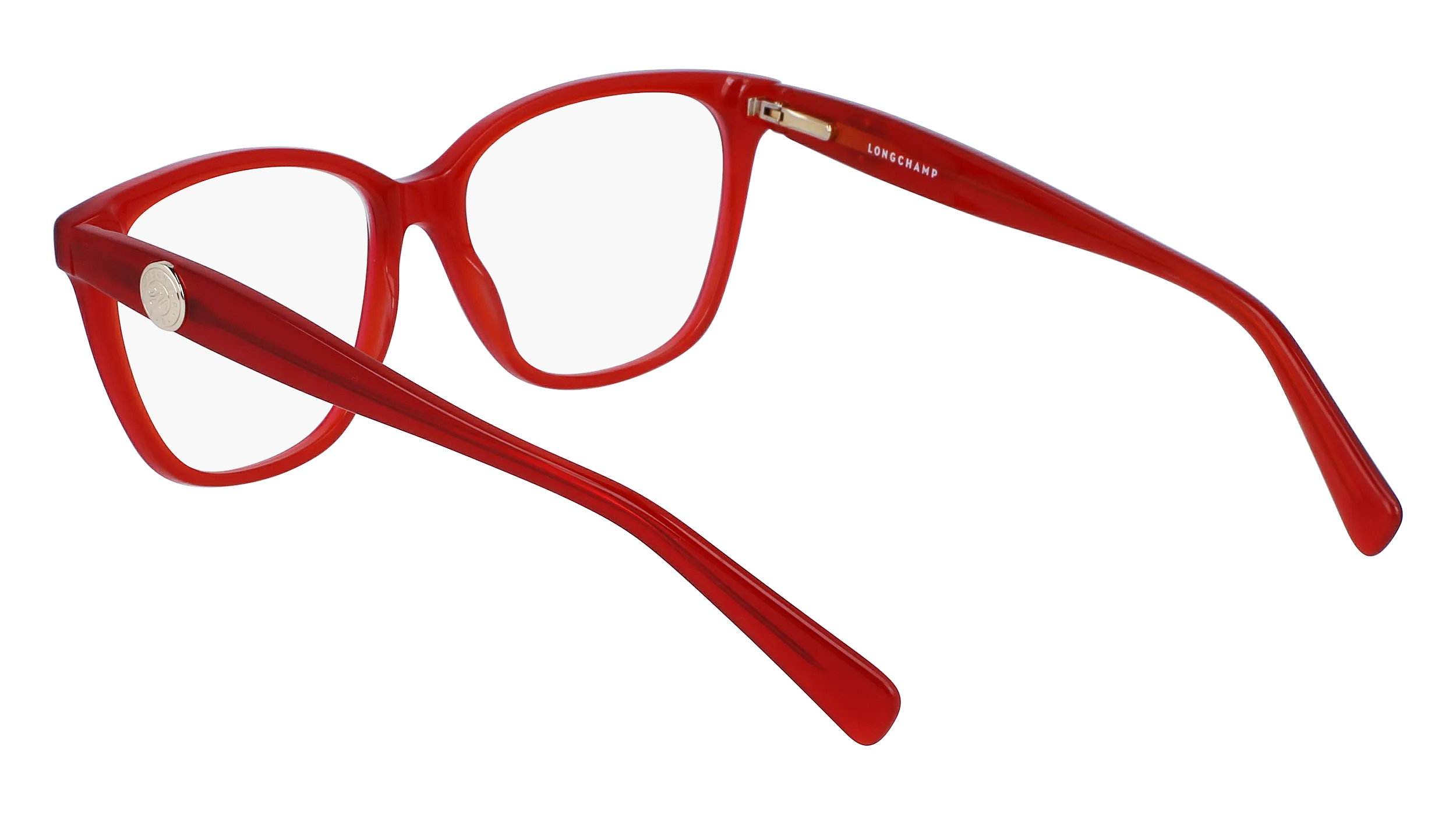 LONGCHAMP LO2715 600 Montature da vista Acetato Rosso Squadrata Normale Normale - immagine 3