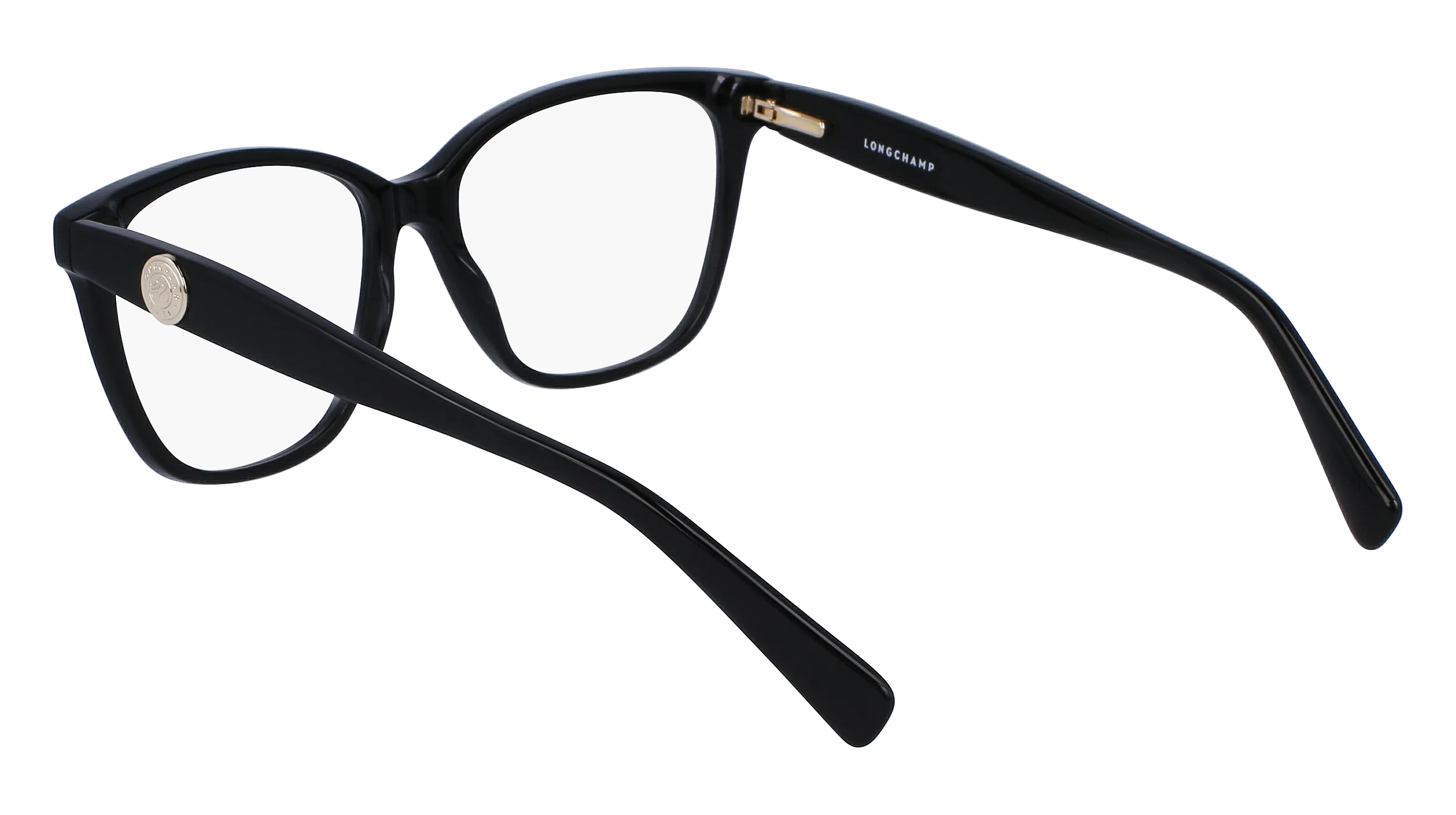 LONGCHAMP LO2715 001 Montature da vista Acetato Nero Squadrata Normale Normale - immagine 3