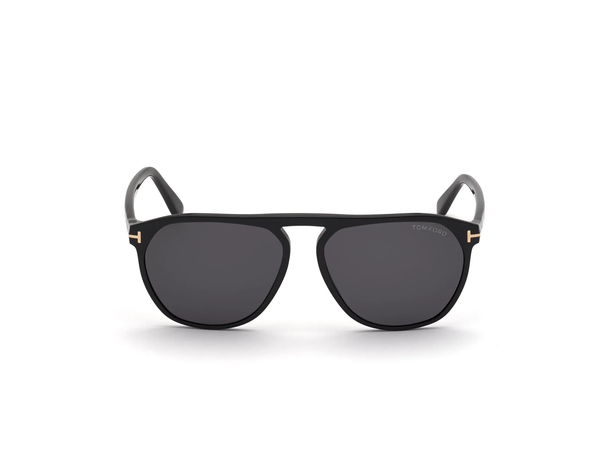 TOM FORD FT0835 JASPER-02 01A Occhiali da sole Acetato Nero Grigio Rotonda Normale - immagine 2