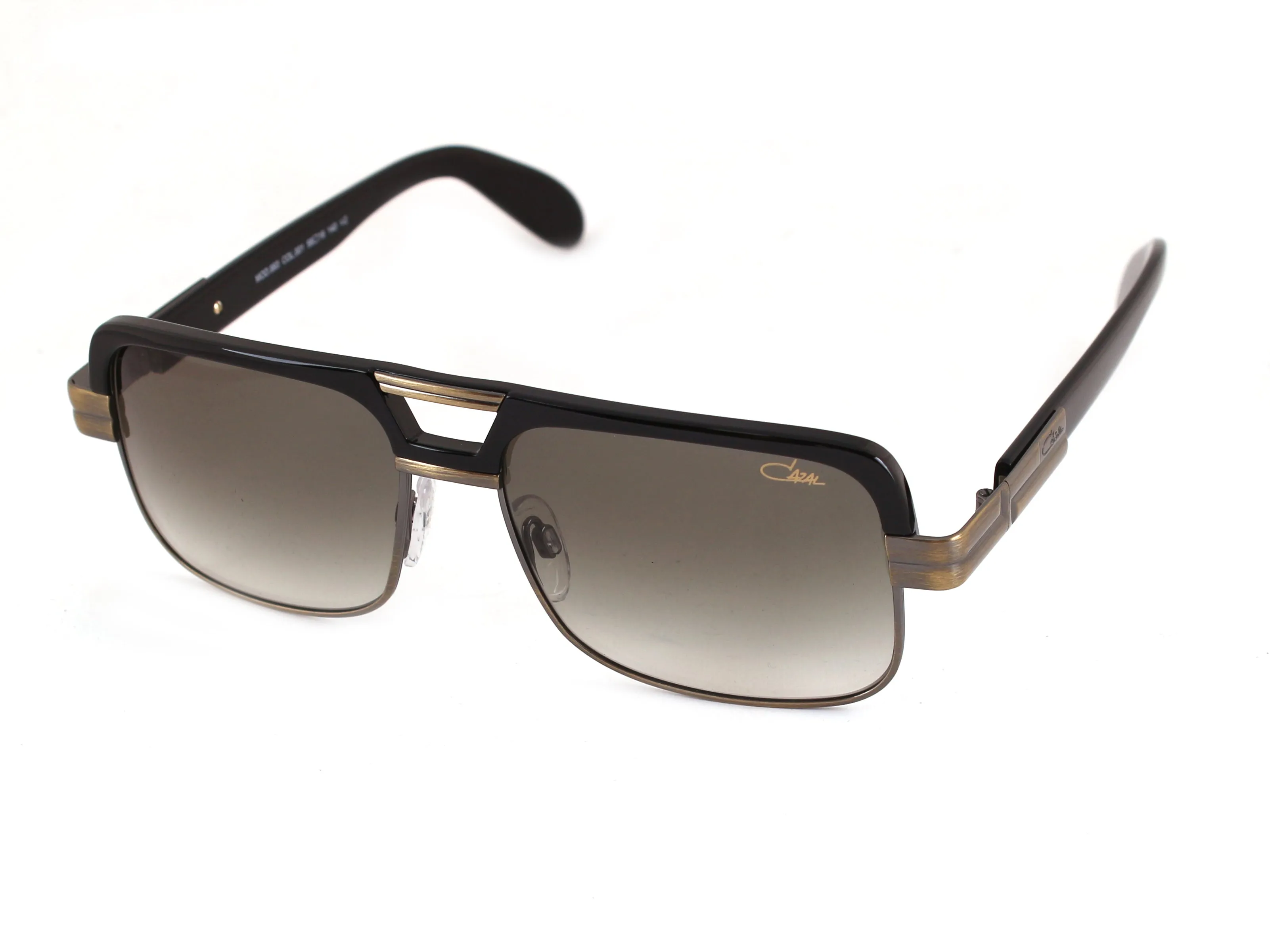 Cazal Unisex 993 001 Occhiali da sole Metallo Nero Verde Squadrata Sfumato - immagine 1