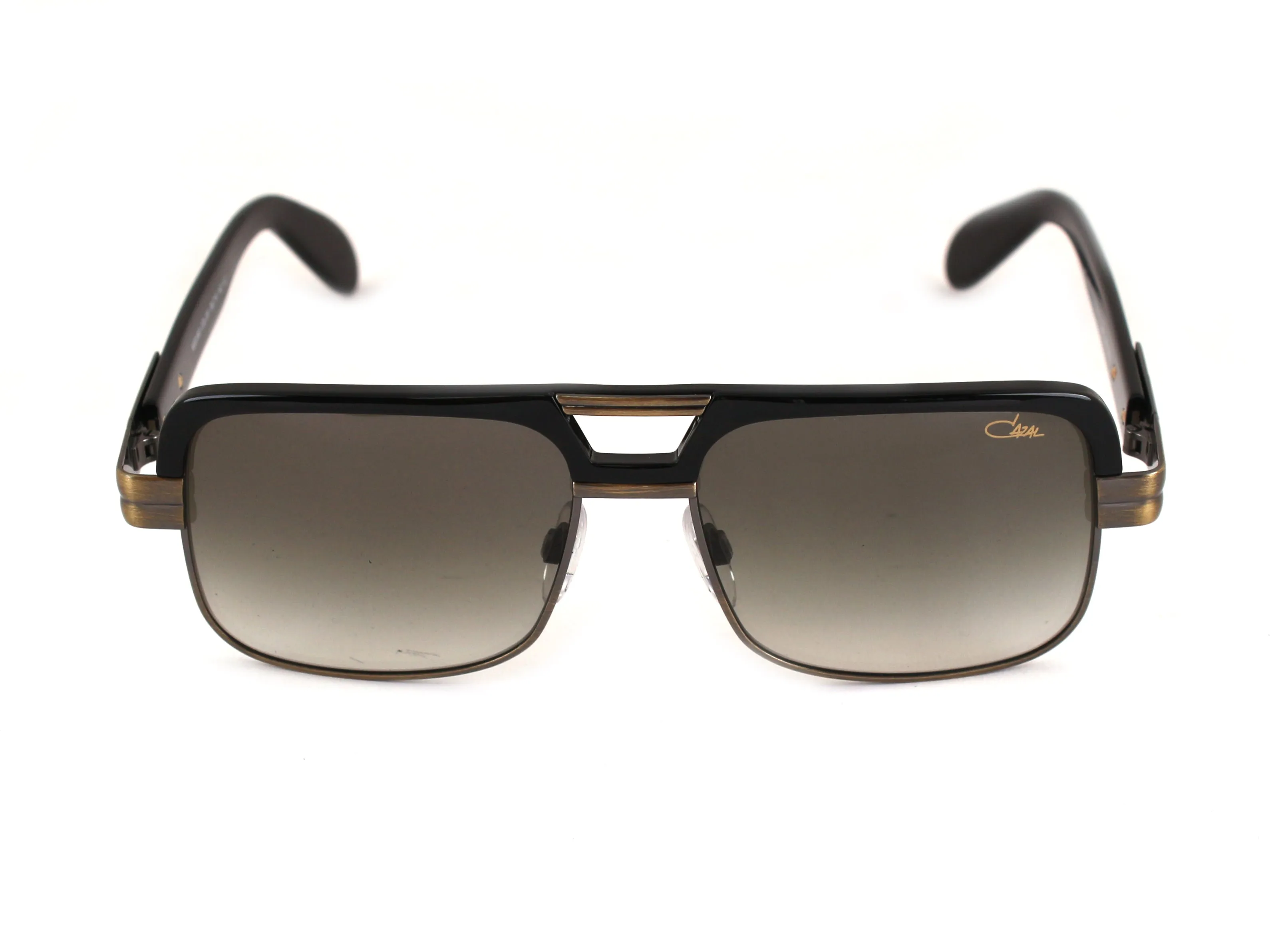 Cazal Unisex 993 001 Occhiali da sole Metallo Nero Verde Squadrata Sfumato - immagine 2