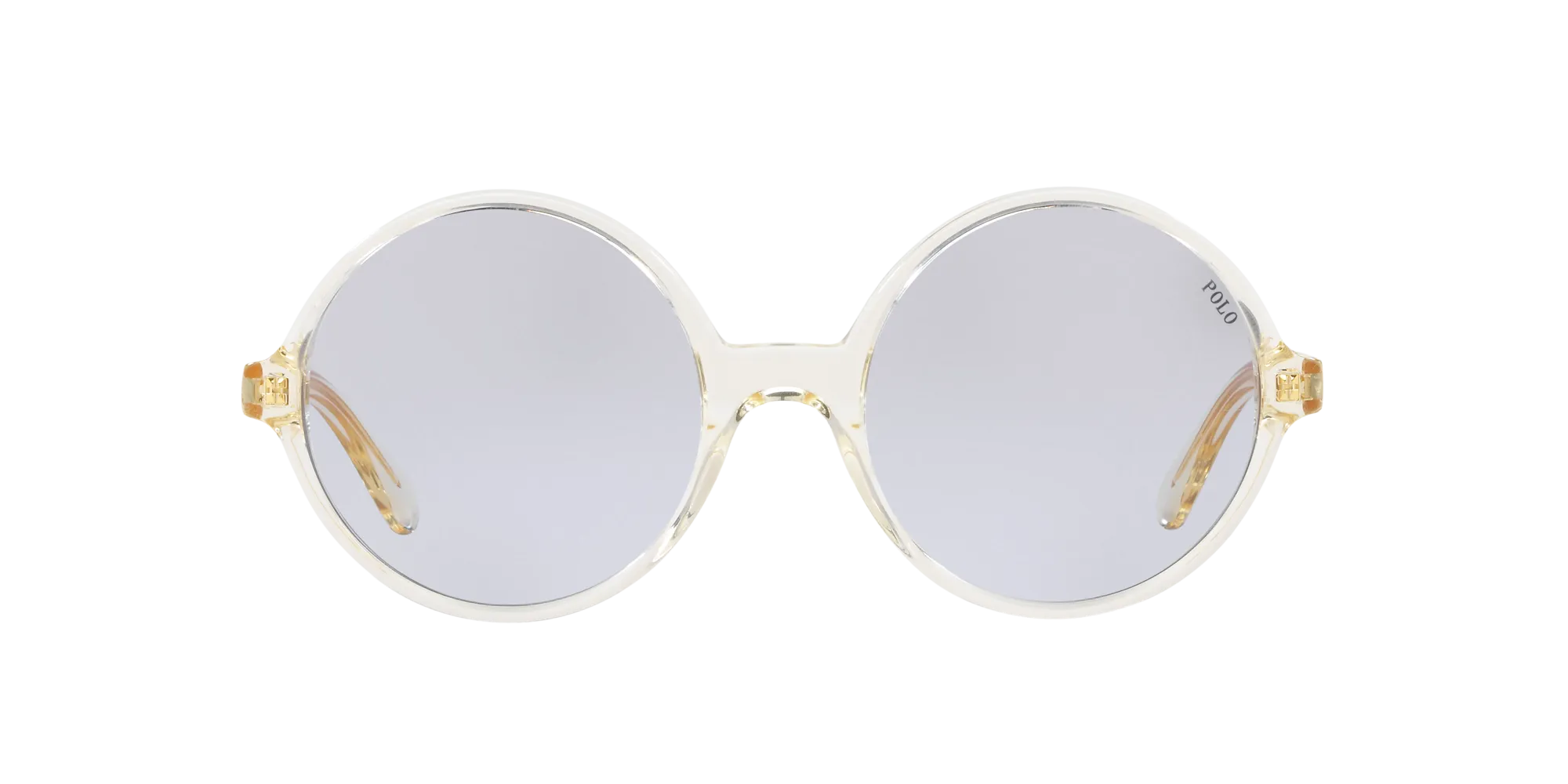 Polo Ralph Lauren PH4136 50341A Occhiali da sole Plastica Grigio chiaro Viola Rotonda - immagine 2