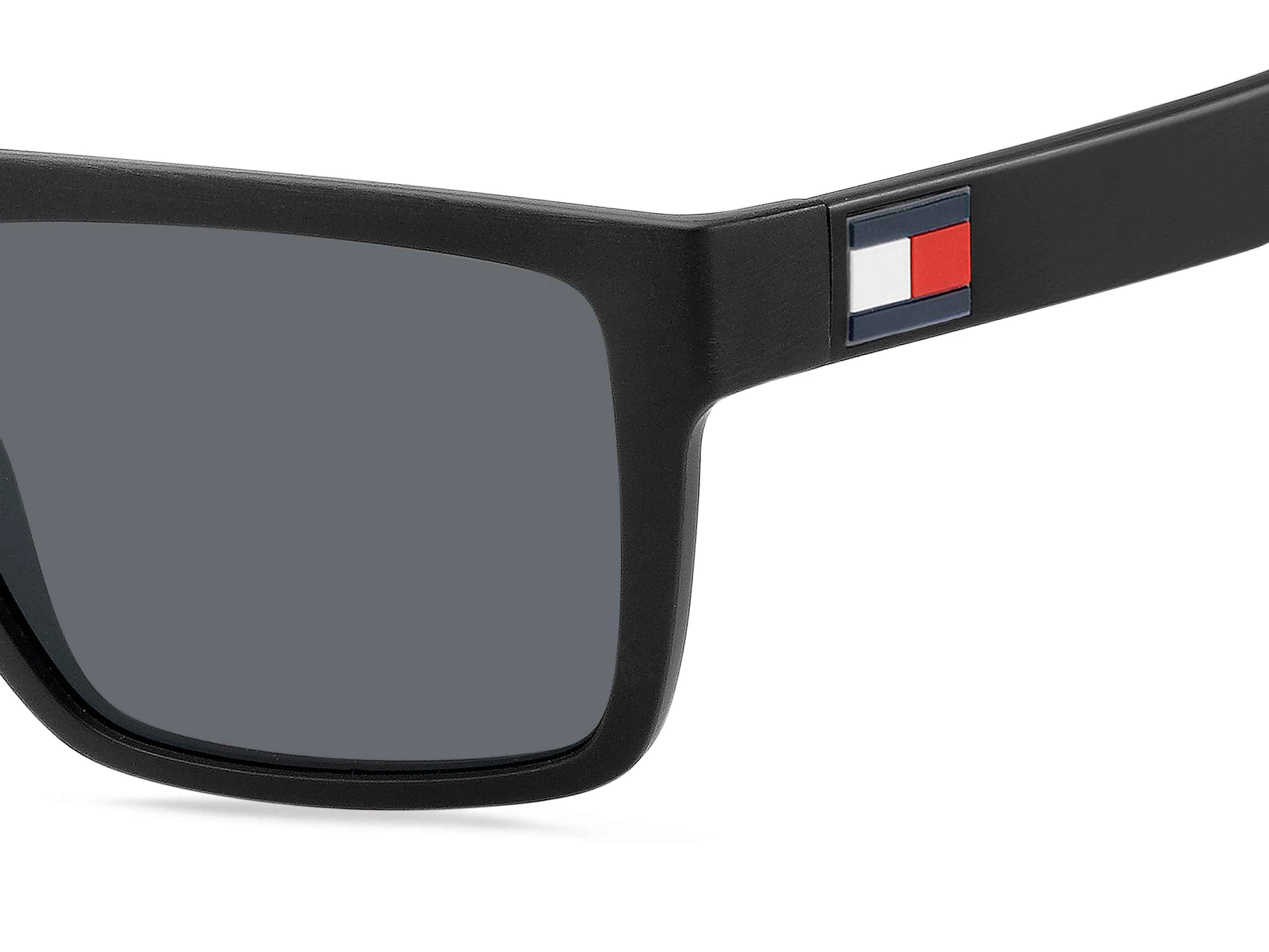 Tommy Hilfiger TH 1605/S 003/IR Occhiali da sole Plastica Nero Grigio Squadrata Normale - immagine 3