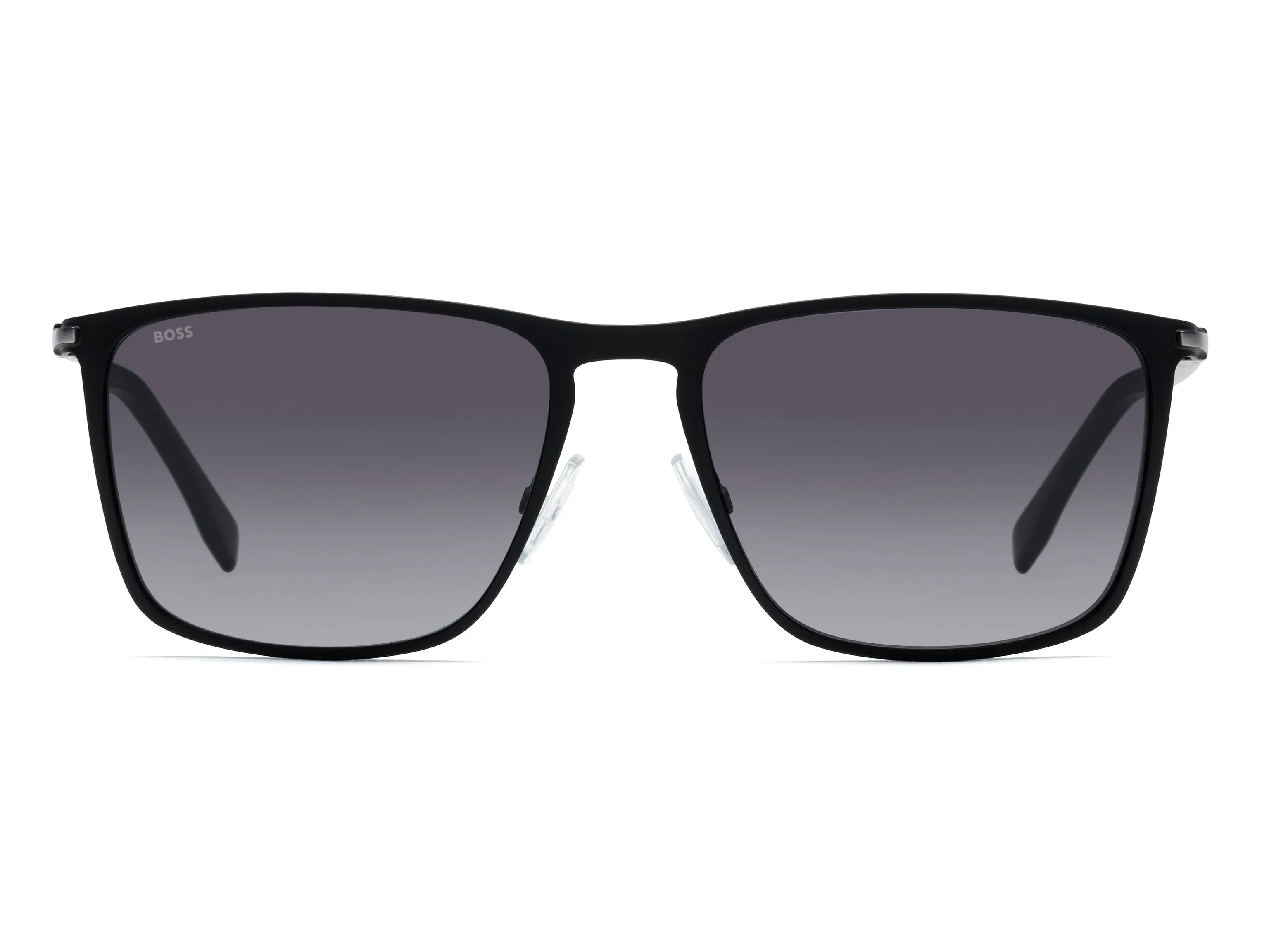 Hugo Boss BOSS 1004/S/IT 003/9O Occhiali da sole Metallo Nero-opaco Grigio Squadrata Normale Sfumato - immagine 2