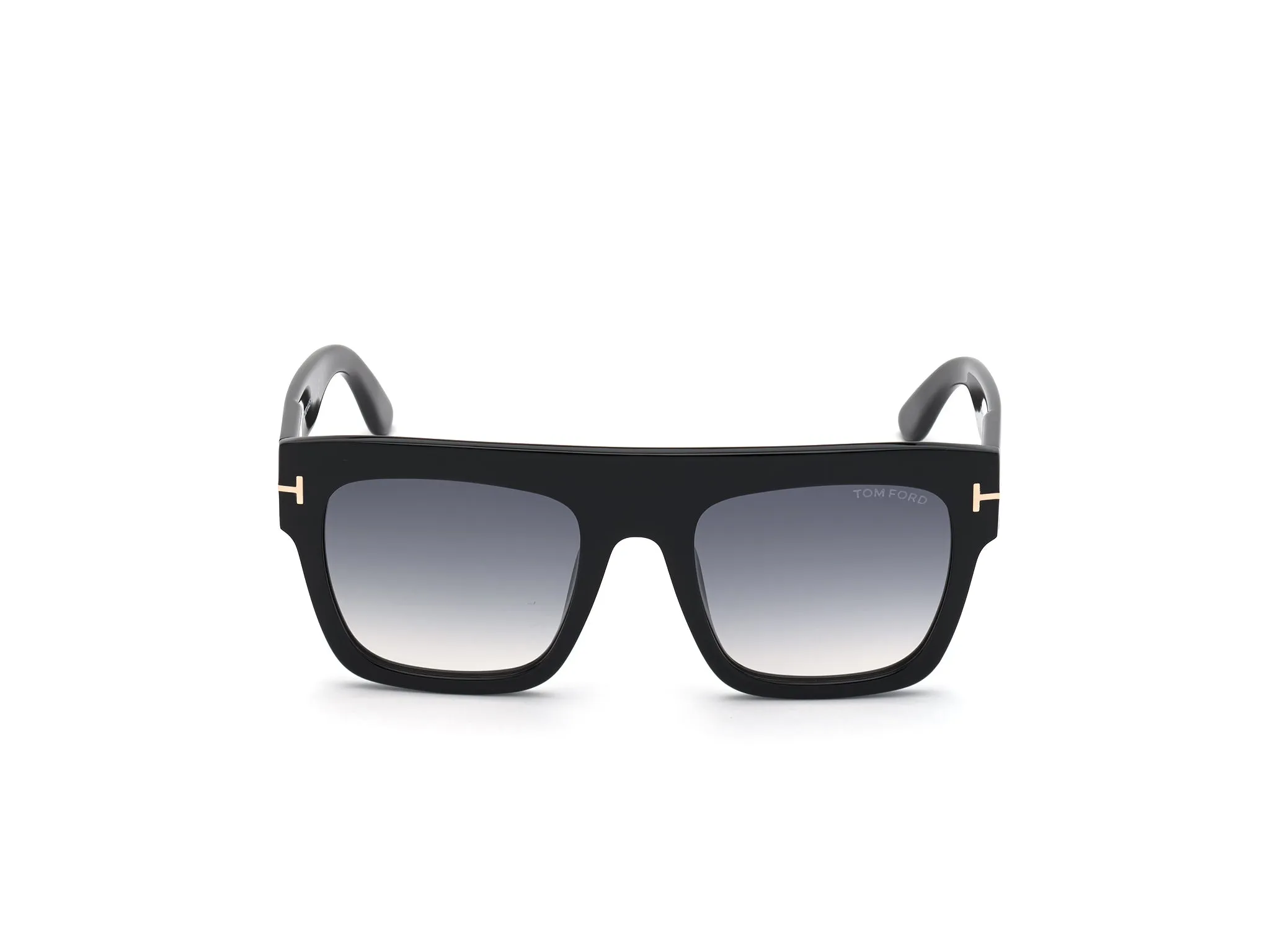 TOM FORD FT0847 RENEE 01B Occhiali da sole Acetato Nero Grigio Squadrata Normale Sfumato - immagine 2