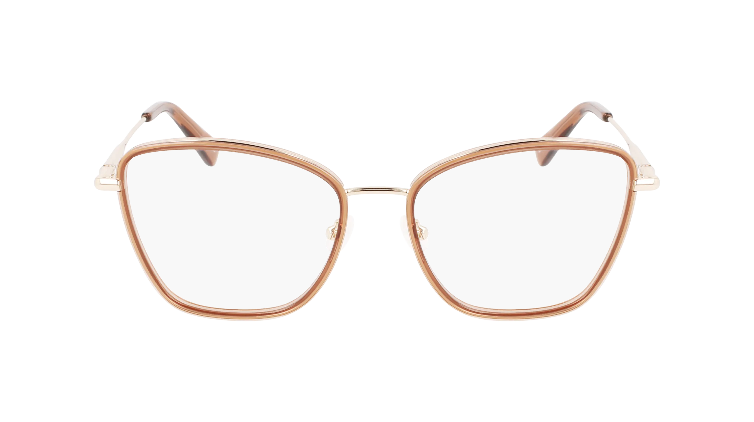 LONGCHAMP LO2150 201 Montature da vista Metallo Marrone Farfalla Normale Fotocromatiche - immagine 3