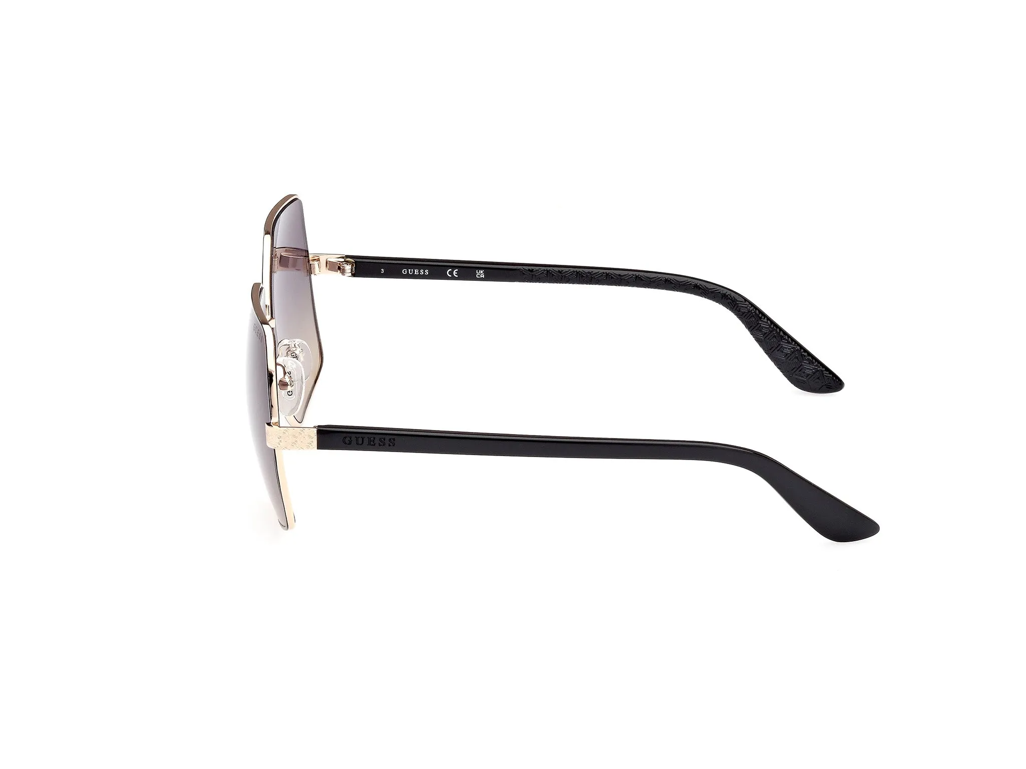 Guess GU7881-H 05B Occhiali da sole Metallo Nero Grigio Geometrica Normale Sfumato - immagine 2