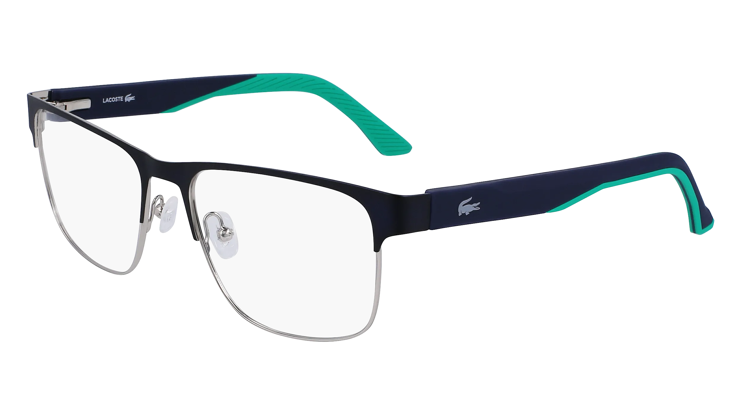 Lacoste L2291 414 Montature da vista Metallo Blu Squadrata Normale Normale - immagine 1
