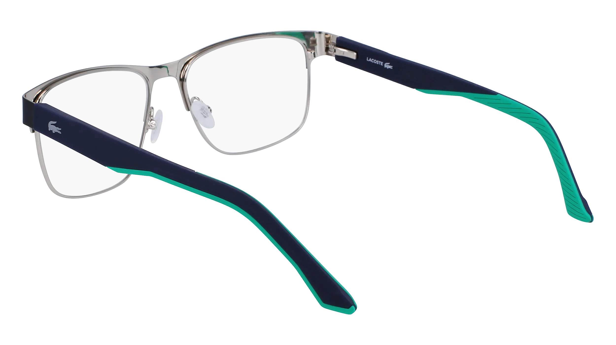 Lacoste L2291 414 Montature da vista Metallo Blu Squadrata Normale Normale - immagine 3