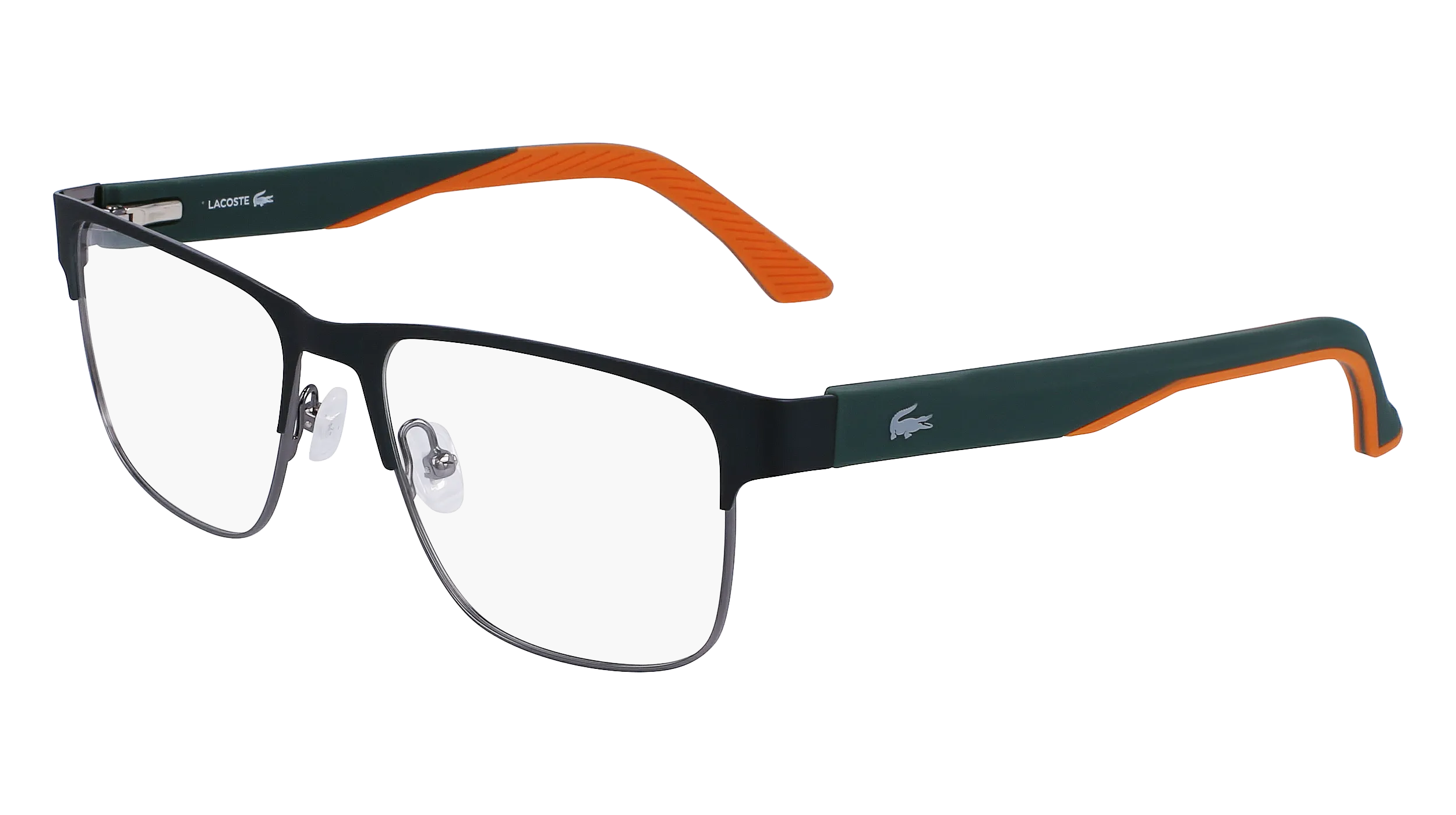 Lacoste L2291 318 Montature da vista Metallo Verde Squadrata Normale Normale - immagine 1