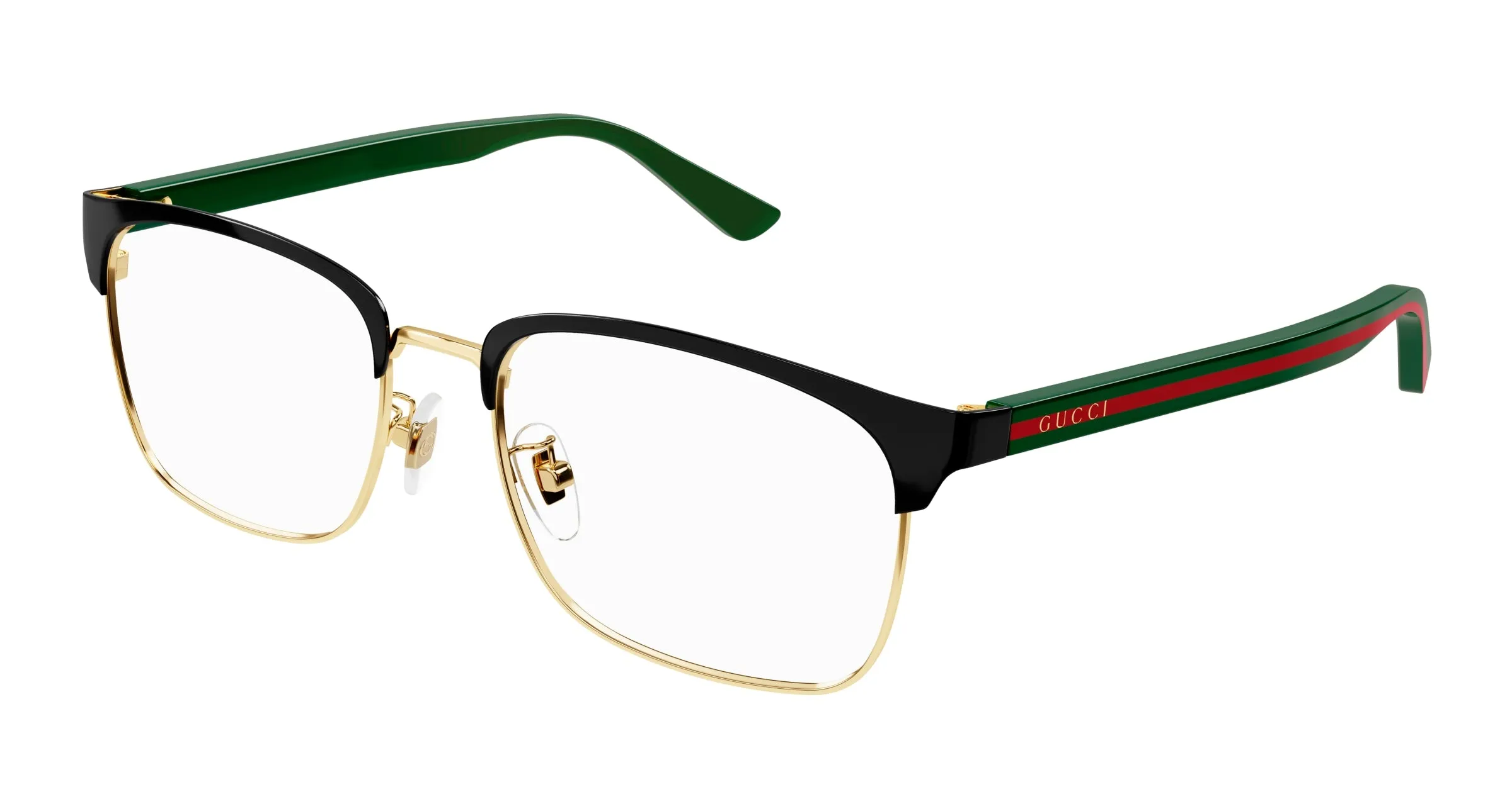 Gucci GG0934OA 004 Montature da vista Metallo Nero Squadrata - immagine 1