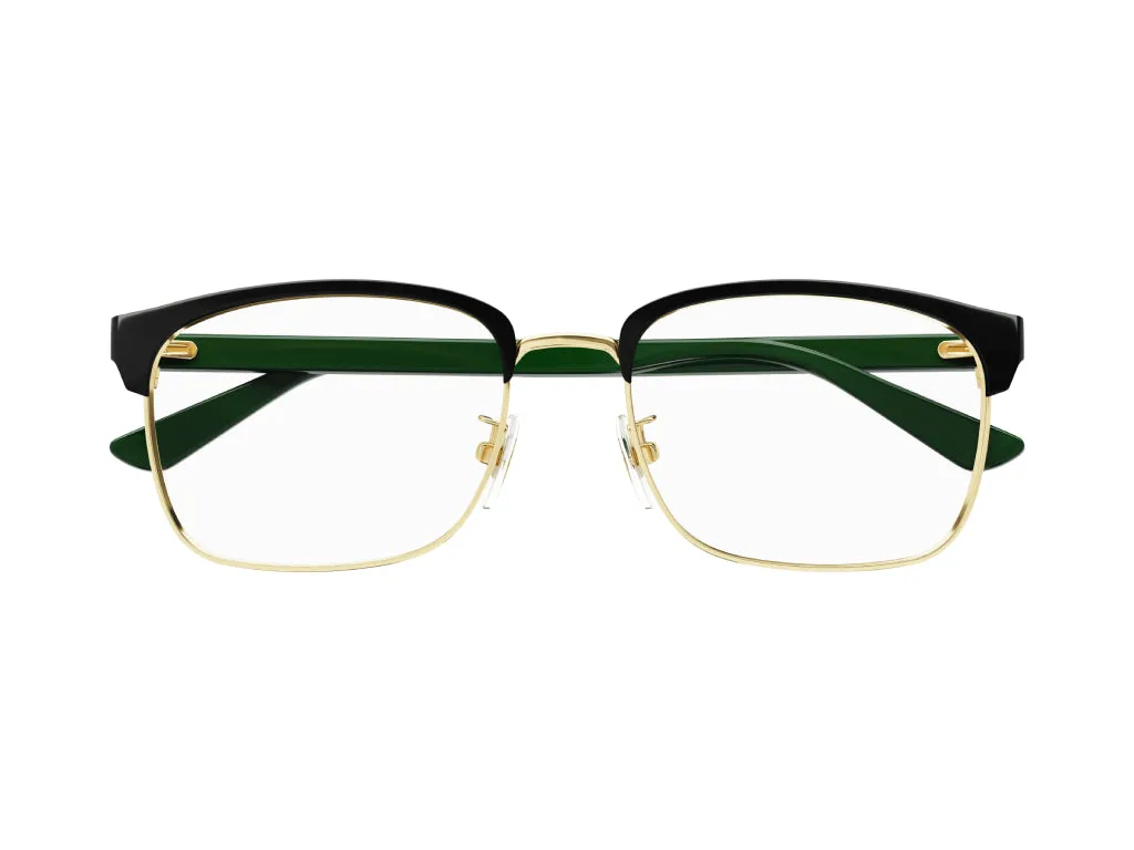 Gucci GG0934OA 004 Montature da vista Metallo Nero Squadrata - immagine 2