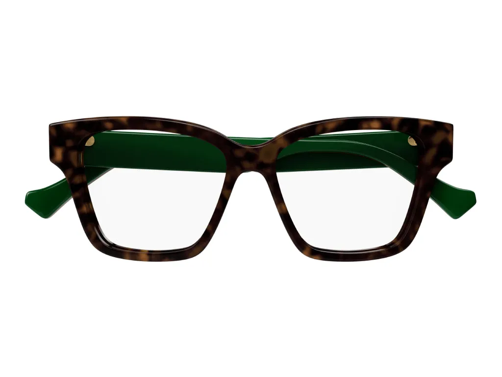 Gucci GG1302O 006 Montature da vista Plastica Havana Squadrata - immagine 2