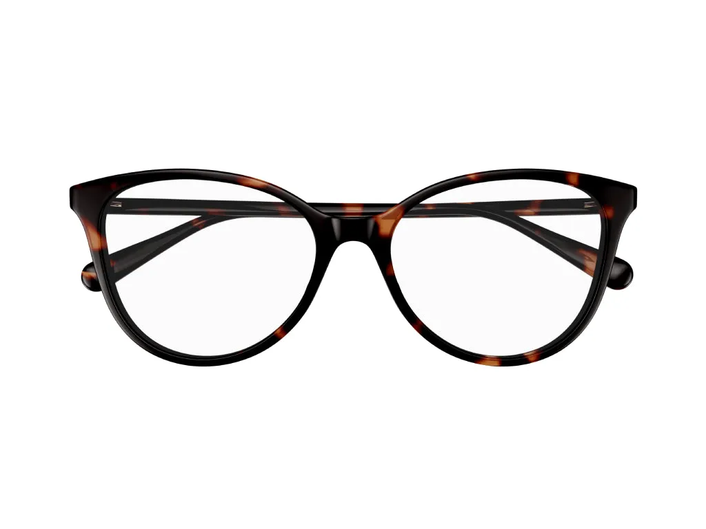 Gucci GG1359O 002 Montature da vista Acetato Havana Geometrica - immagine 2