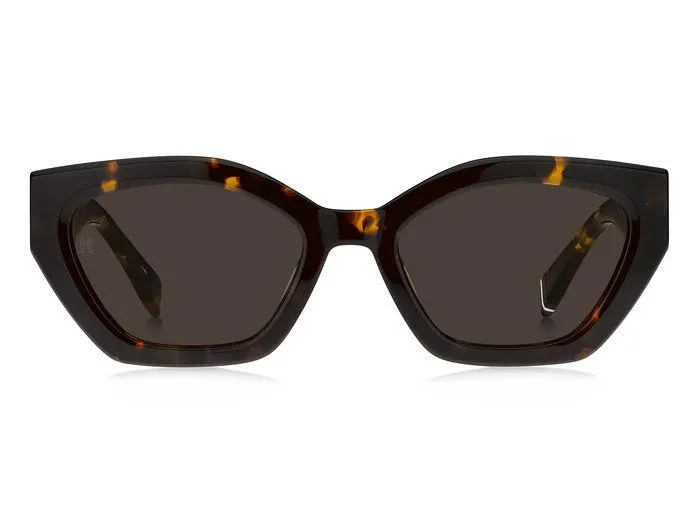 Tommy Hilfiger TH 1979/S 086/70 Occhiali da sole Acetato Havana Marrone Cat Eye - immagine 4
