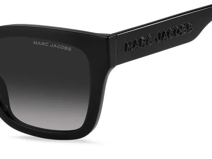 Marc Jacobs MARC 658/S 807/9O Occhiali da sole Plastica Nero Grigio Squadrata Sfumato - immagine 4