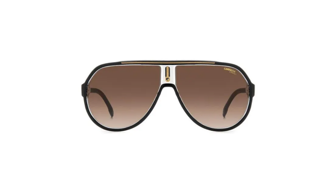 Carrera CARRERA 1057/S 2M2/HA Occhiali da sole Plastica Nero Marrone Pilot Sfumato - immagine 2
