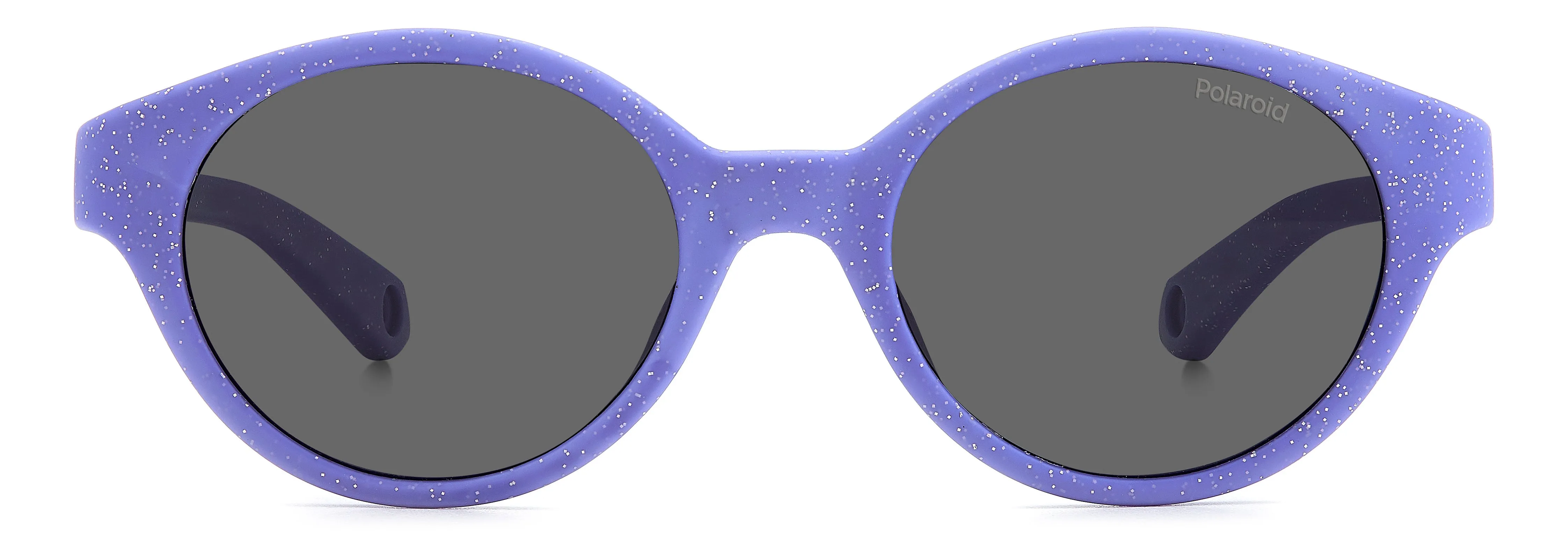 Polaroid PLD K007/S MW2/M9 Occhiali da sole bambino Plastica Viola Grigio Rotonda Polarizzata - immagine 2