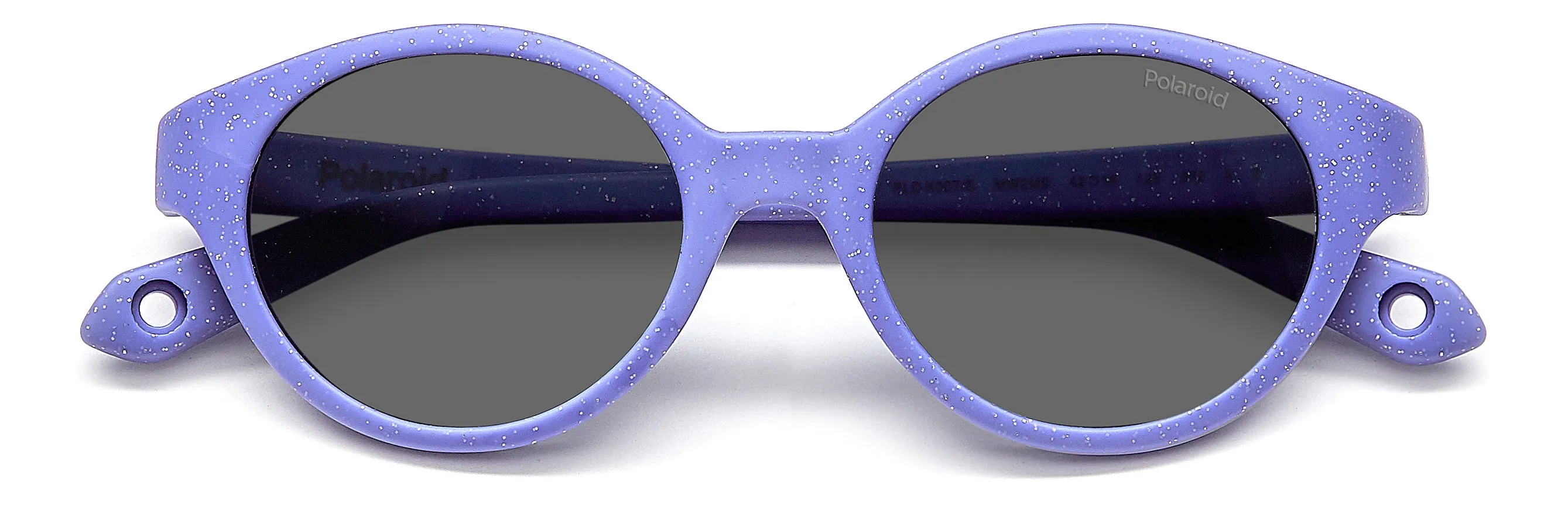 Polaroid PLD K007/S MW2/M9 Occhiali da sole bambino Plastica Viola Grigio Rotonda Polarizzata - immagine 3