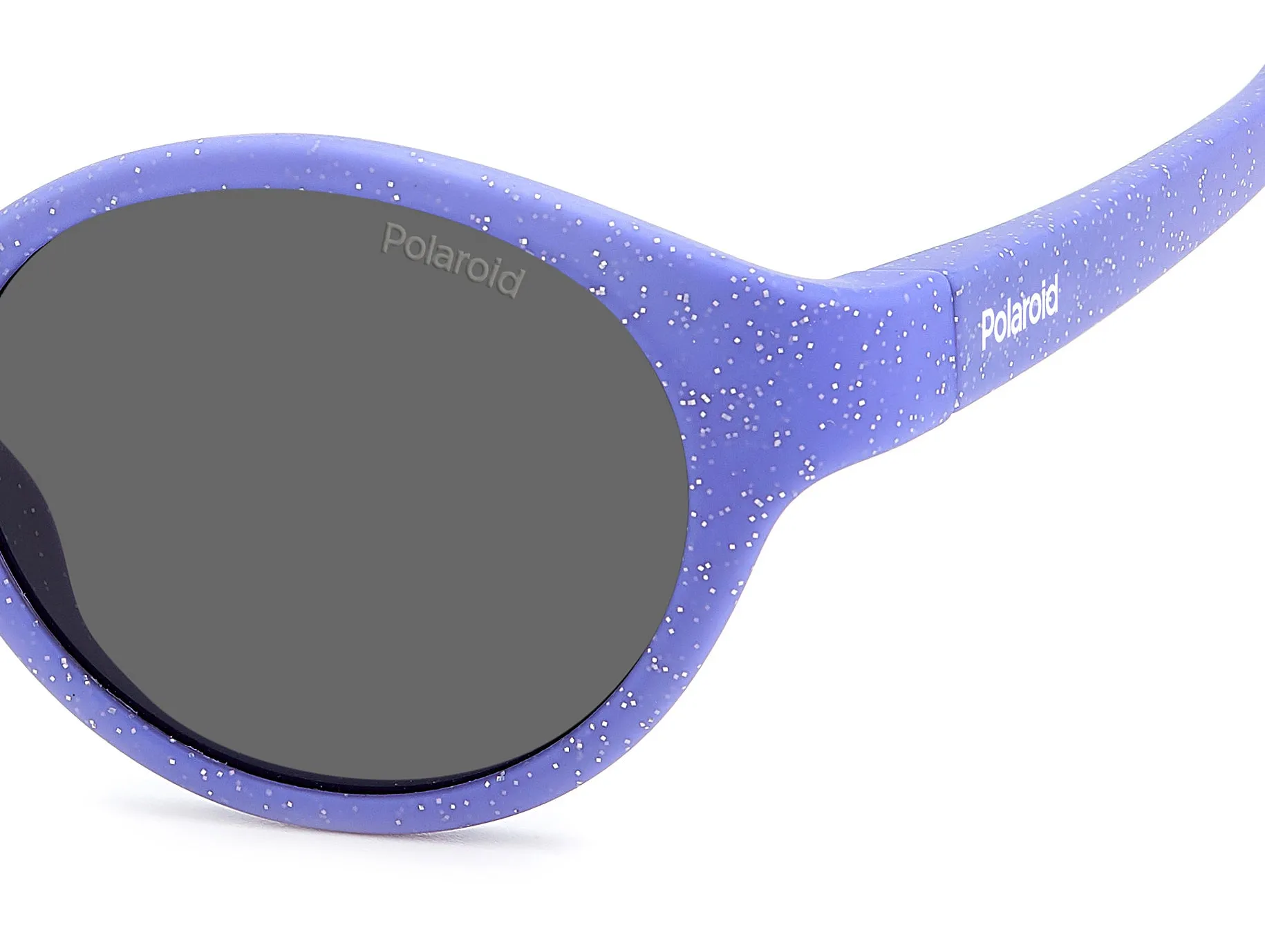 Polaroid PLD K007/S MW2/M9 Occhiali da sole bambino Plastica Viola Grigio Rotonda Polarizzata - immagine 4