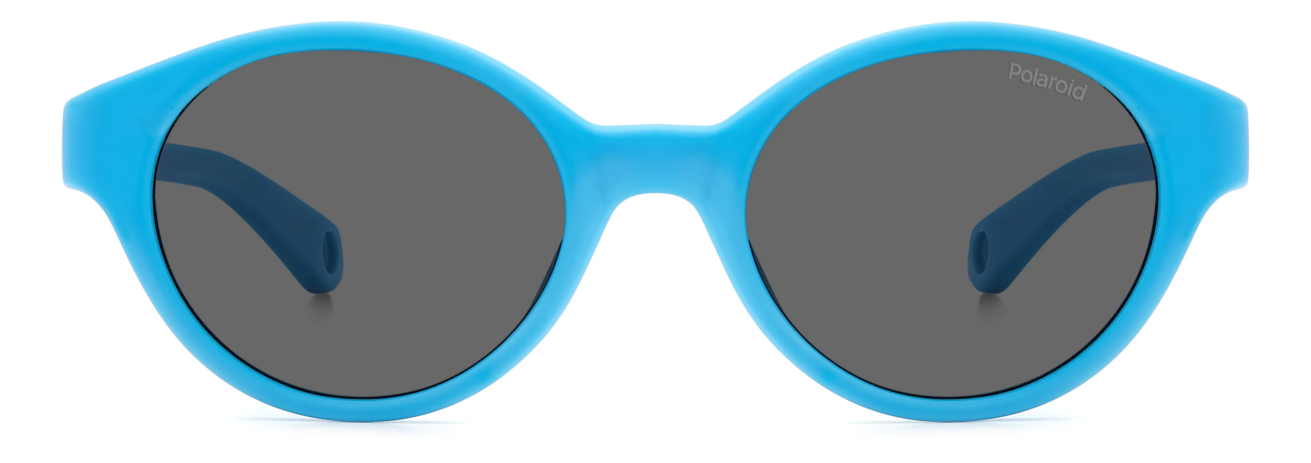 Polaroid PLD K007/S MVU/M9 Occhiali da sole bambino Plastica Azzurro Grigio Rotonda Polarizzata - immagine 2