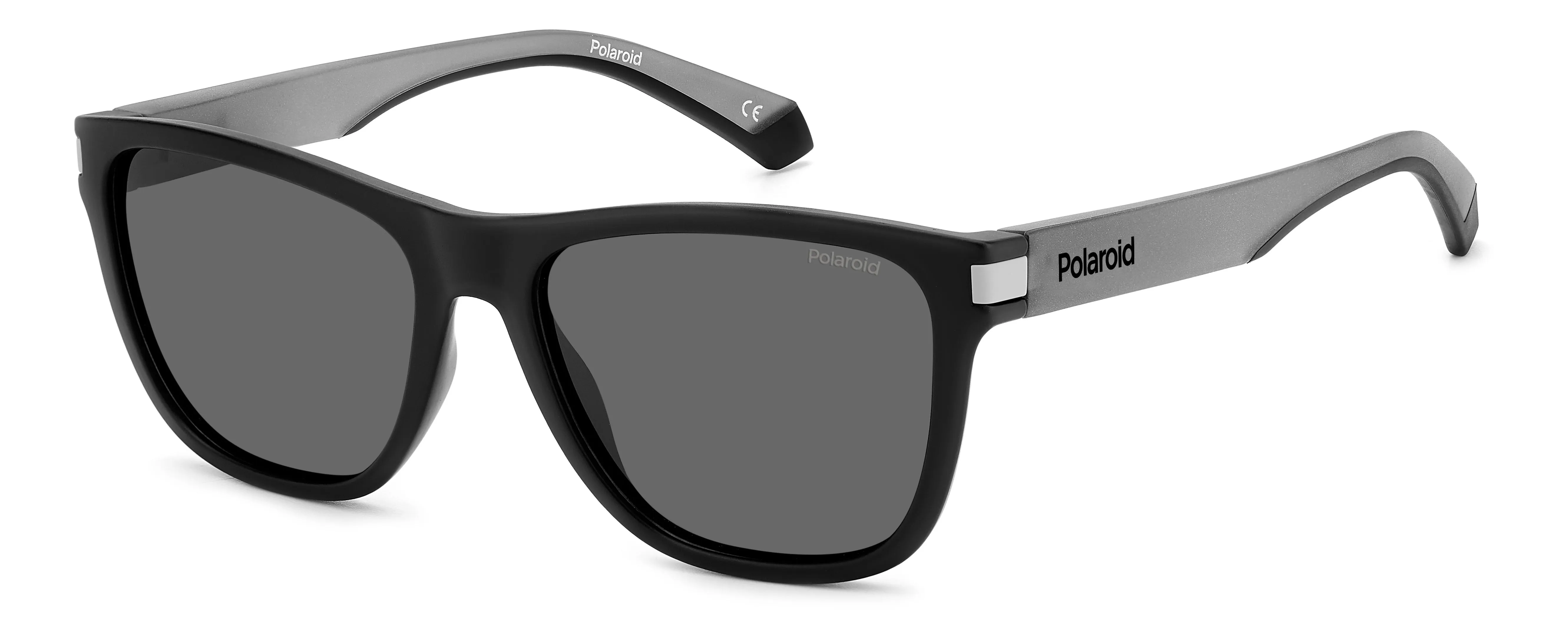Polaroid PLD 2138/S O6W/M9 Occhiali da sole Plastica Nero opaco/Grigio Grigio Squadrata Polarizzata - immagine 1