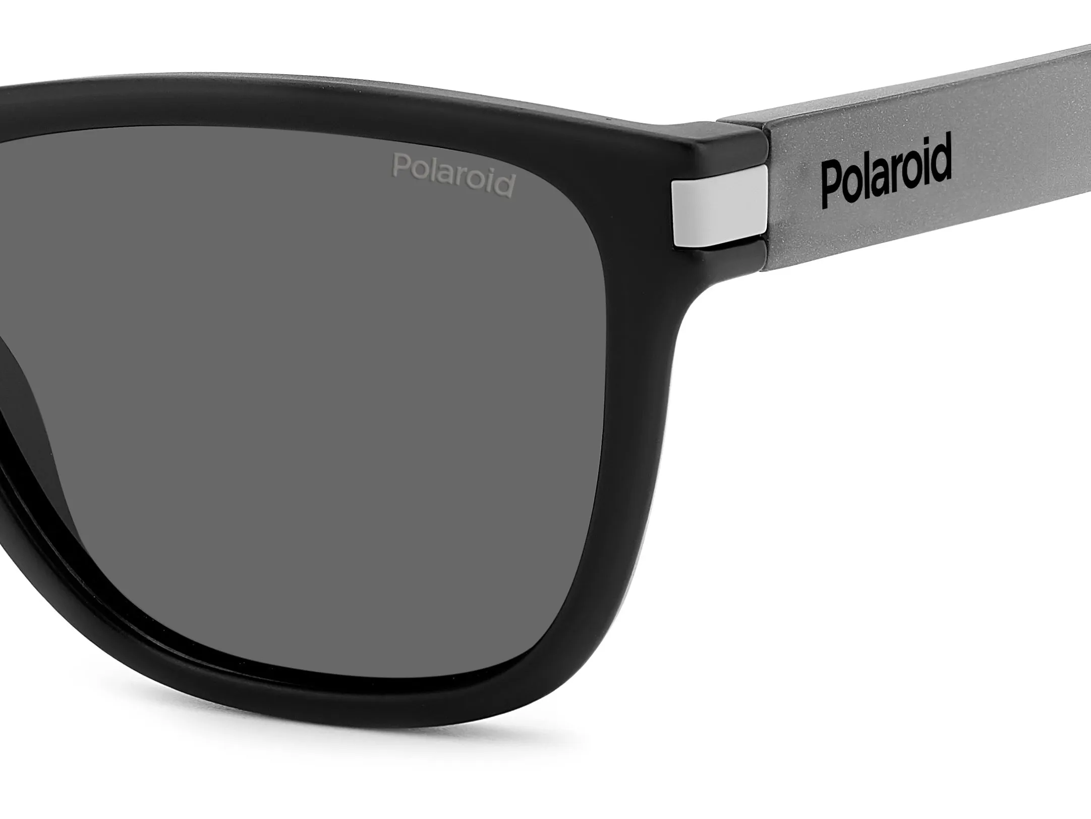 Polaroid PLD 2138/S O6W/M9 Occhiali da sole Plastica Nero opaco/Grigio Grigio Squadrata Polarizzata - immagine 4