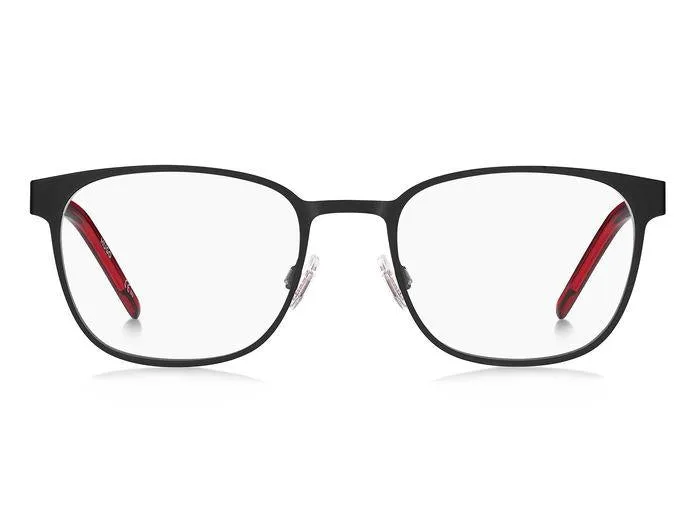 Hugo Boss HG 1246 OIT Montature da vista Acciaio Nero/Rosso Squadrata - immagine 4