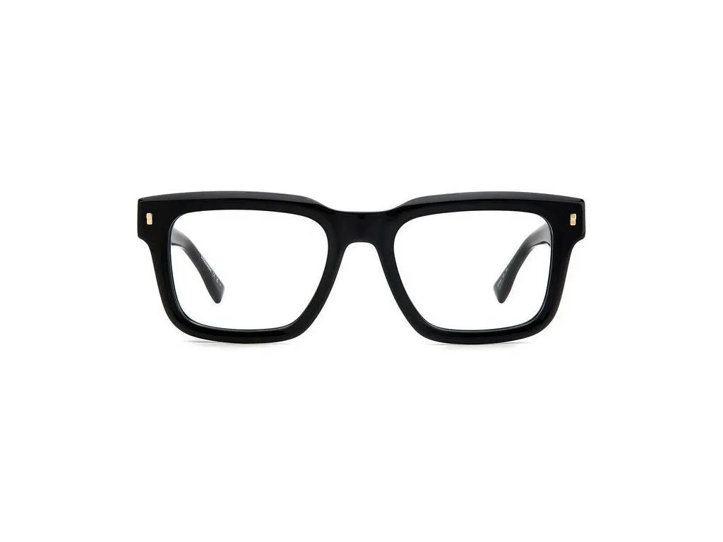 Dsquared2 D2 0090 807 Montature da vista Plastica Nero Squadrata - immagine 2