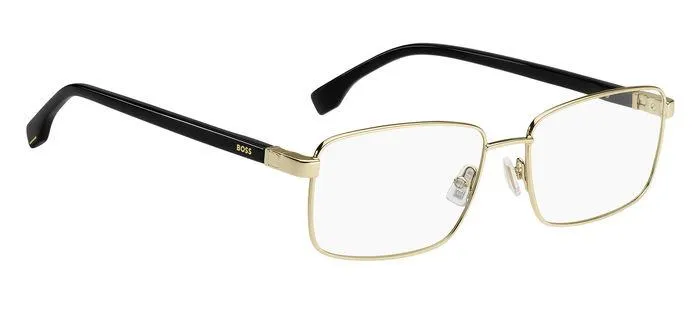 Hugo Boss BOSS 1495 RHL Montature da vista Metallo Oro / Nero Squadrata - immagine 2
