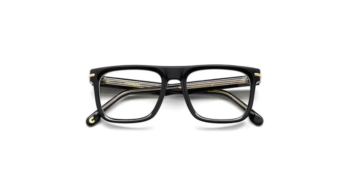 Carrera CARRERA 312 M4P Montature da vista Acetato Nero strisciato Pilot - immagine 3
