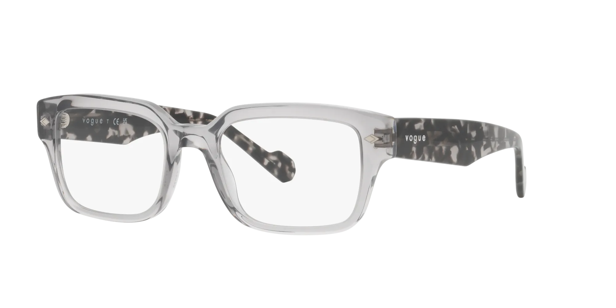 VOGUE EYEWEAR VO5491 2820 Montature da vista Acetato Grigio Pillow Normale - immagine 3