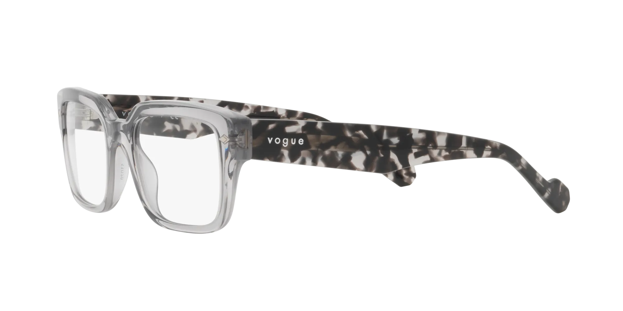 VOGUE EYEWEAR VO5491 2820 Montature da vista Acetato Grigio Pillow Normale - immagine 4
