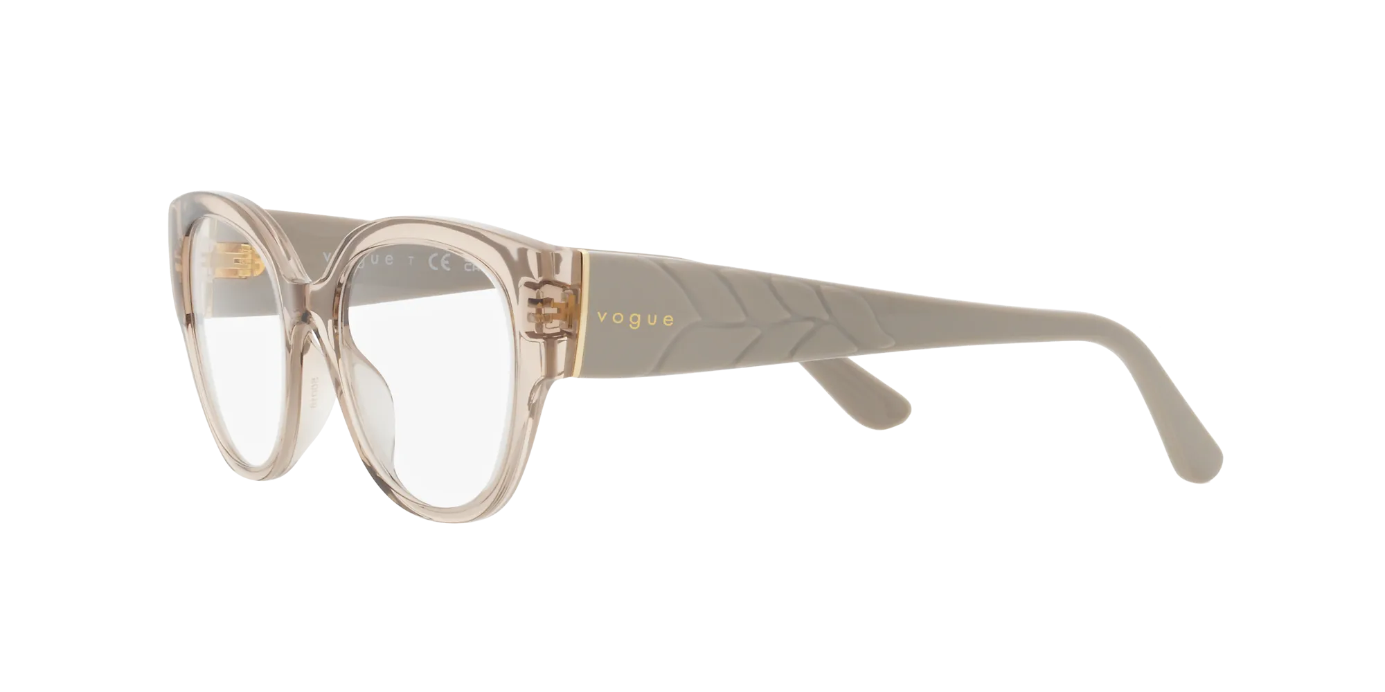 VOGUE EYEWEAR VO5482 2990 Montature da vista Iniettato Marrone Trasparente Pantos Normale - immagine 4