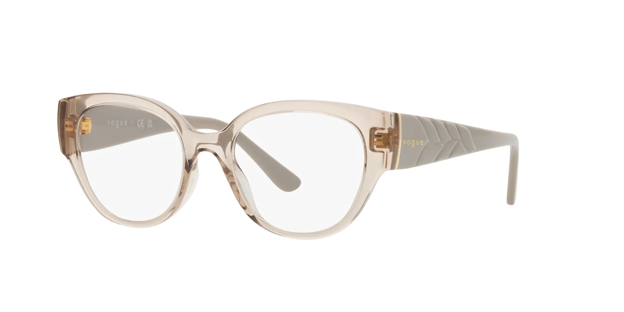 VOGUE EYEWEAR VO5482 2990 Montature da vista Iniettato Marrone Trasparente Pantos Normale - immagine 3