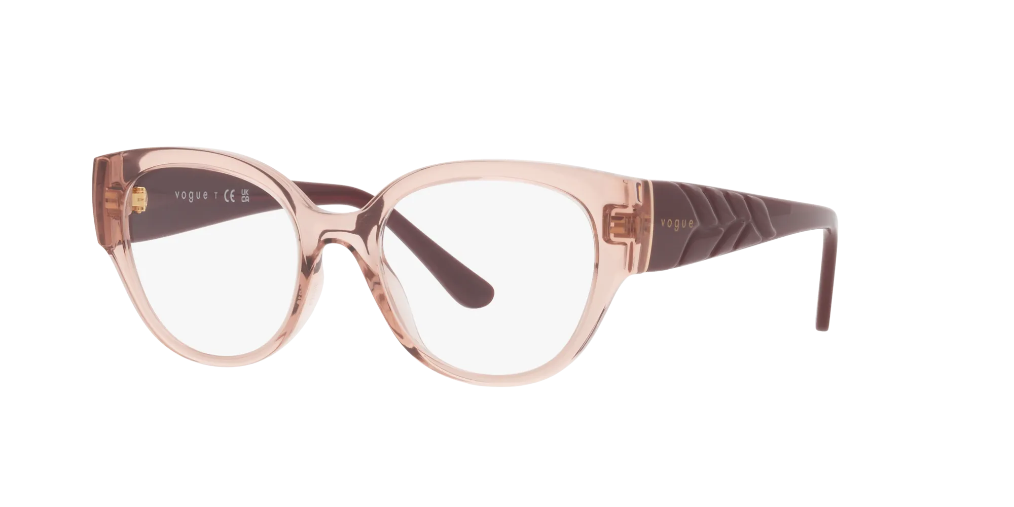 VOGUE EYEWEAR VO5482 2864 Montature da vista Iniettato Rosa Pantos Normale - immagine 3