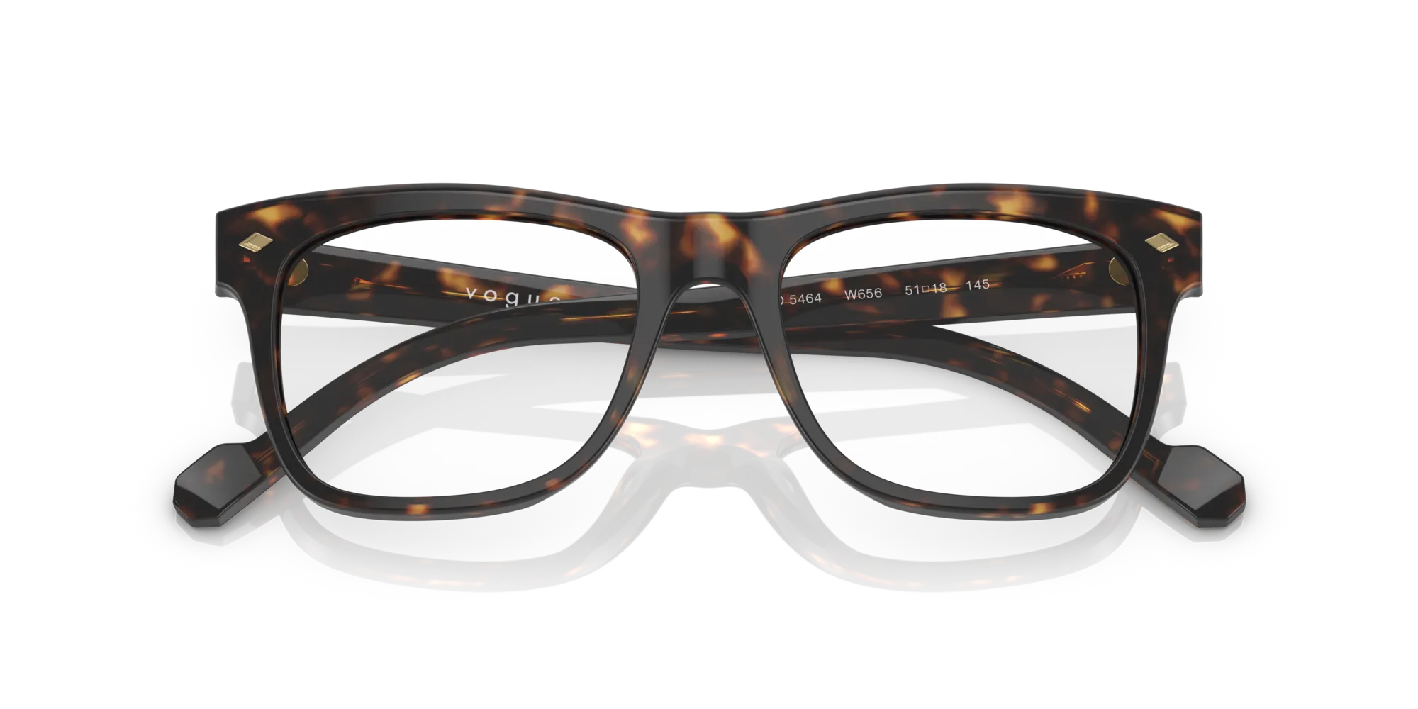 VOGUE EYEWEAR VO5464 W656 Montature da vista Acetato Havana scuro Squadrata - immagine 2
