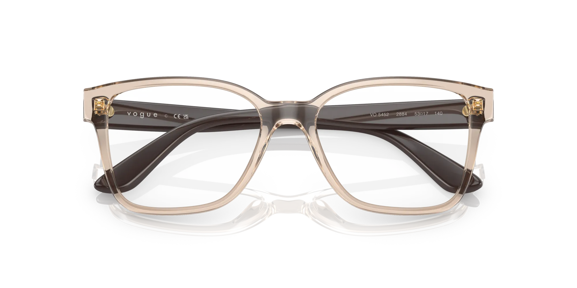 VOGUE EYEWEAR VO5452 2884 Montature da vista Iniettato Marrone Squadrata Normale - immagine 2